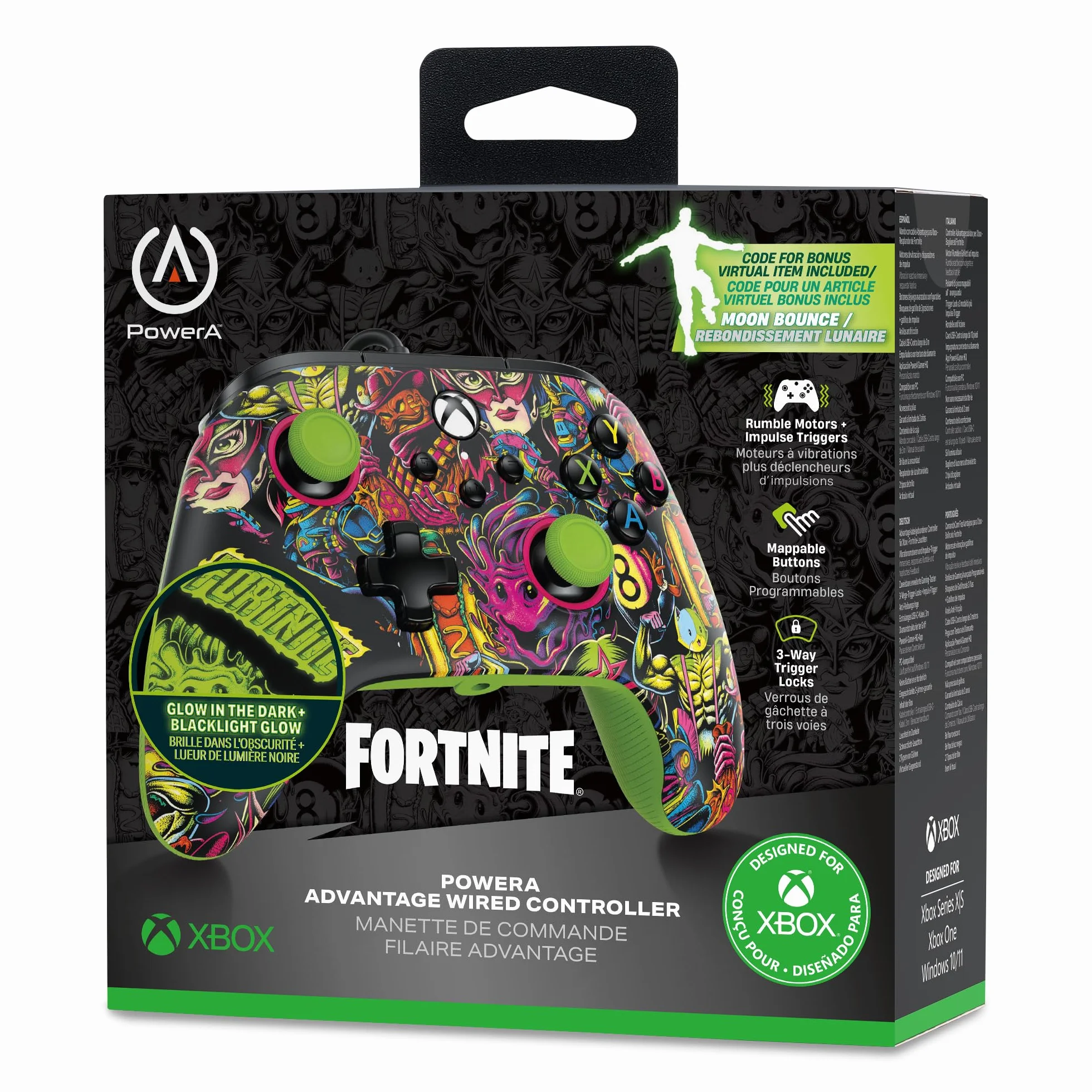 Advantage Wired Controller for Xbox Series X|S Fortnite Glow