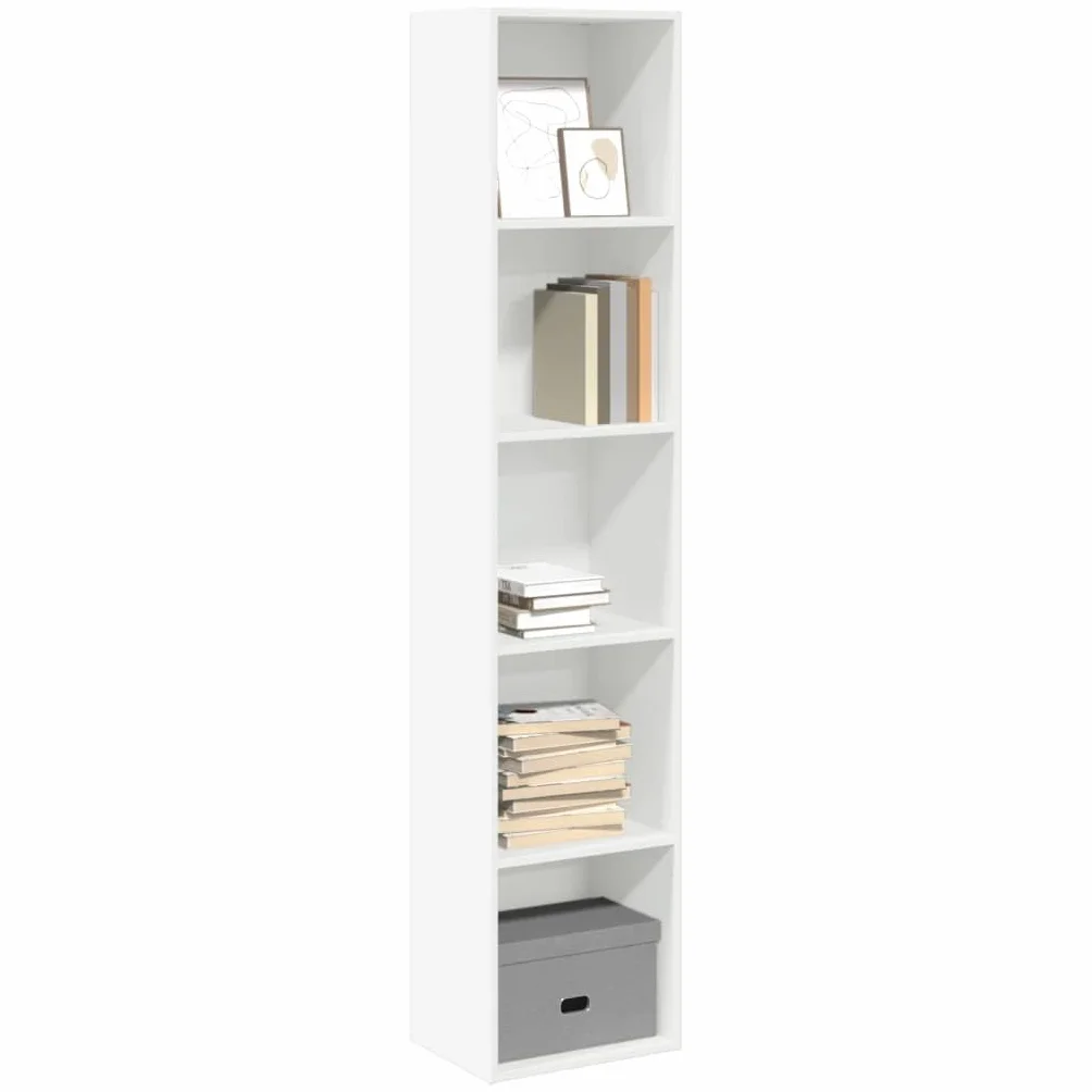 vidaXL Regał na książki biały 40x30x189 cm materiał drewnopochodny