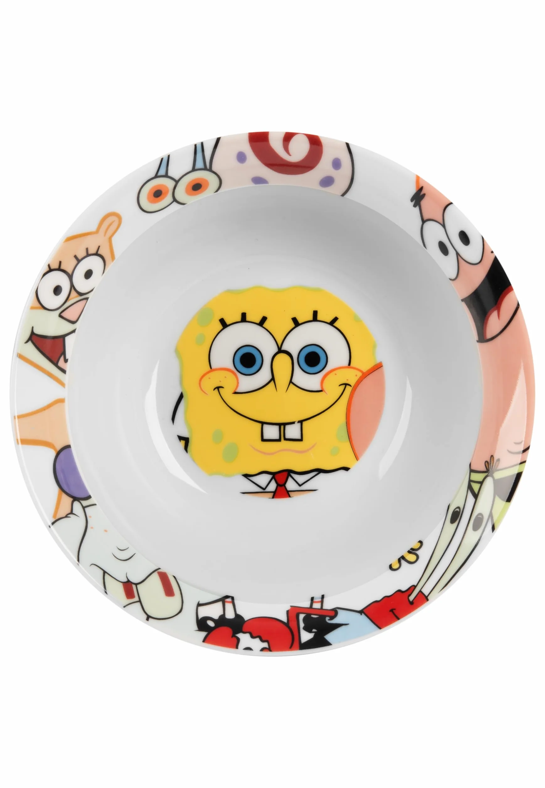 United Labels Spongebob Kanciastoporty zestaw śniadaniowy 3-częściowy talerz miska filiżanka porcelana