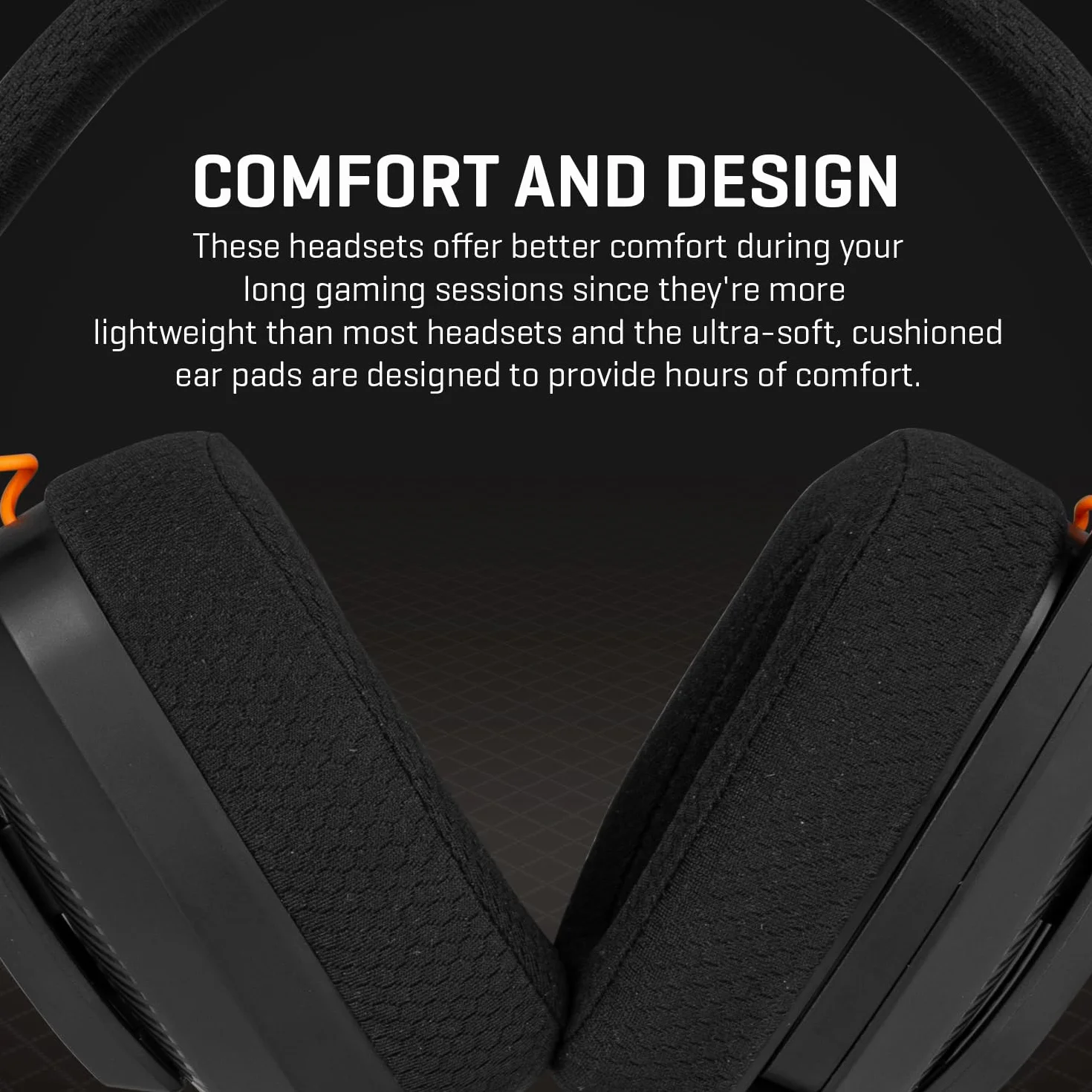 KROM KANJI Bezprzewodowy zestaw słuchawkowy Bluetooth 5.3 2.4 GHz USB głośniki 40 mm regulacja głośności mikrofon czarny