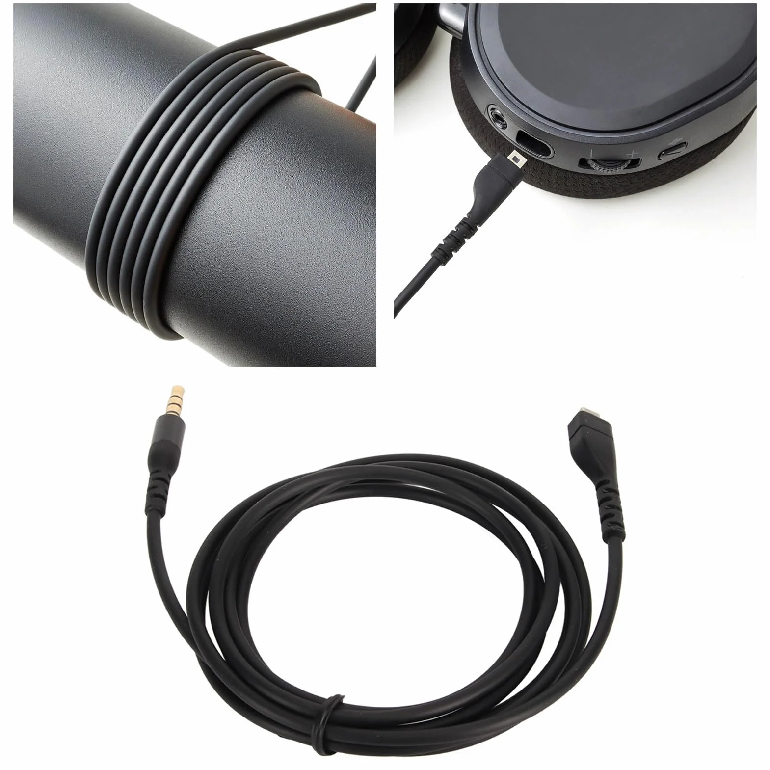 Zamienny Kabel Audio Kompatybilny ze Słuchawkami do Gier SteelSeries Arctis 3, Arctis Prime, Arctis 5, Arctis 7, Arctis Pro Arctis Prime, 1,5 M/4,9 Stopy, Rdzenie OFC