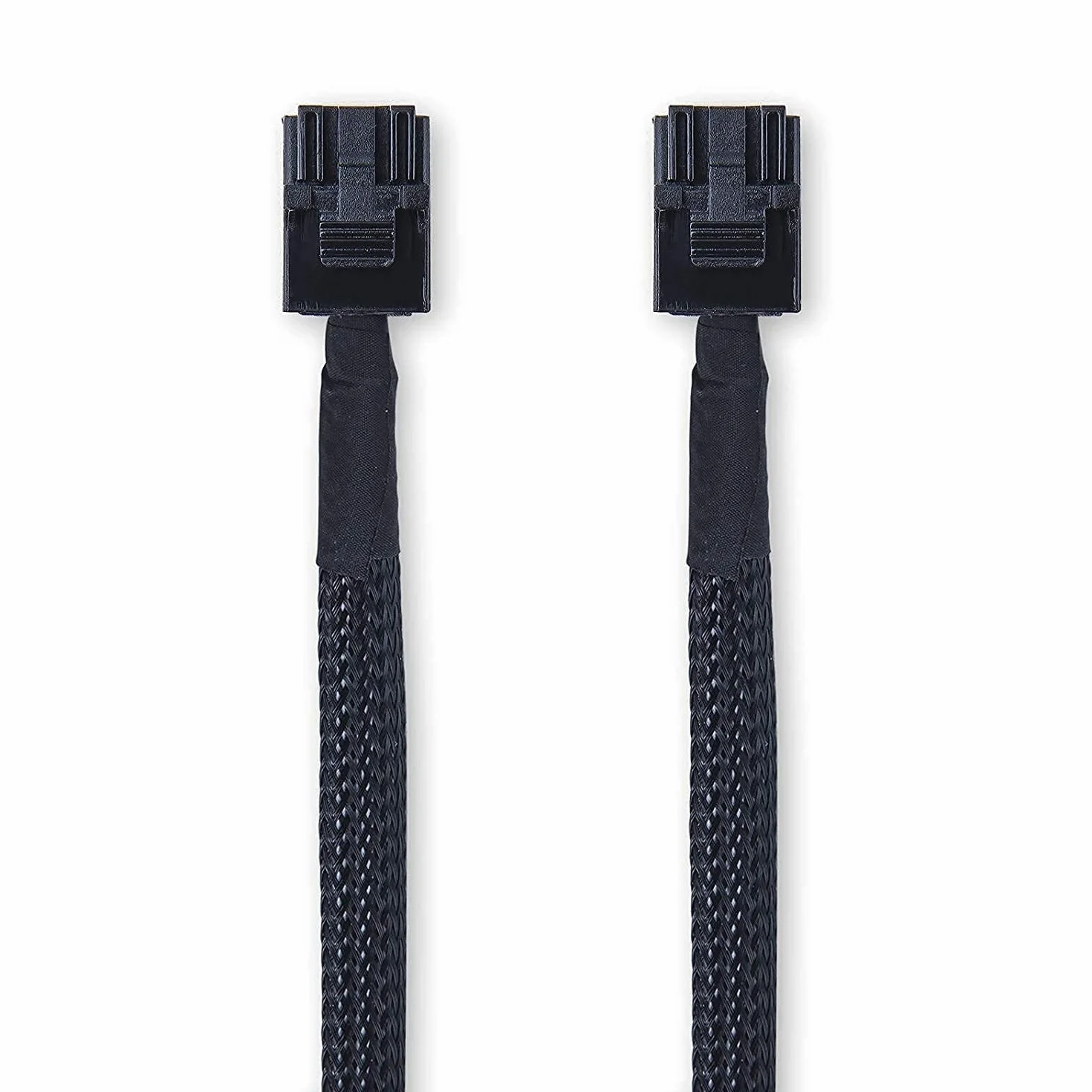 SFF-8643 do SFF-8643 12G wewnętrzny kabel mini SAS HD, z paskiem bocznym, kompatybilny z kontrolerem RAID lub PCI Express, 100 omów, 0,5 m (1,6 ft)
