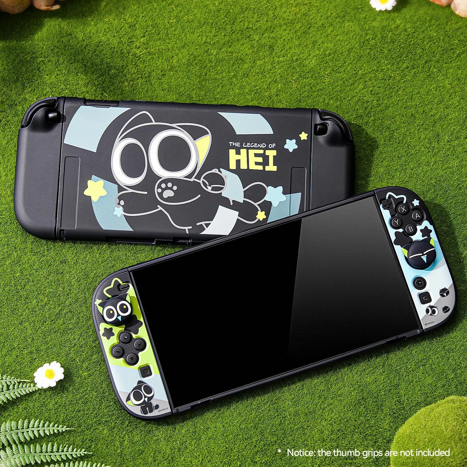 GeekShare Pełna powłoka ochronna kompatybilna z Switch 2, twarda obudowa PC zaprojektowana dla konsoli do gier Switch 2025 i kontrolerów Joy Con - seria HEI