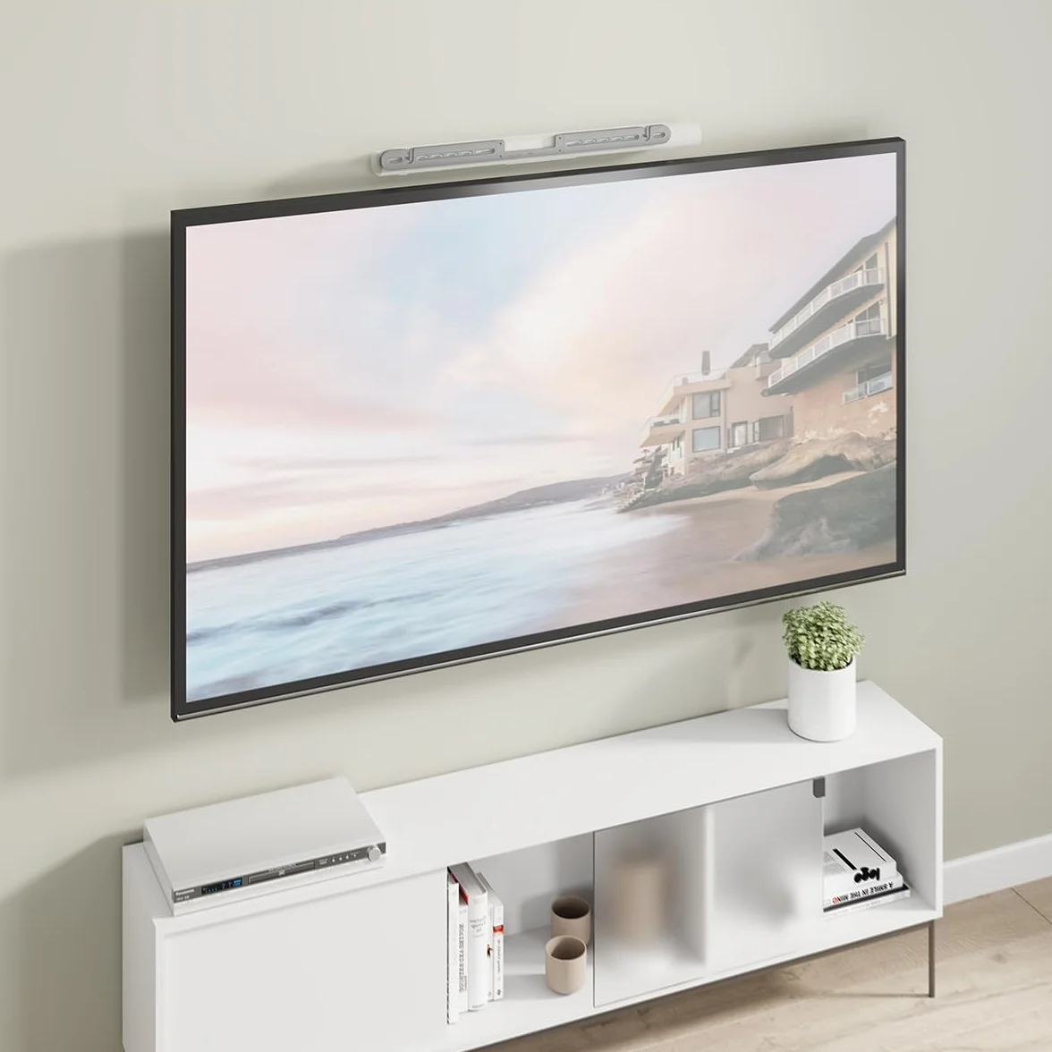 my wall Uchwyt ścienny do soundbar SONOS® Arc Ultra HS29L – Slim Design, amortyzacja antywibracyjna, elastyczny montaż nad i pod telewizorem