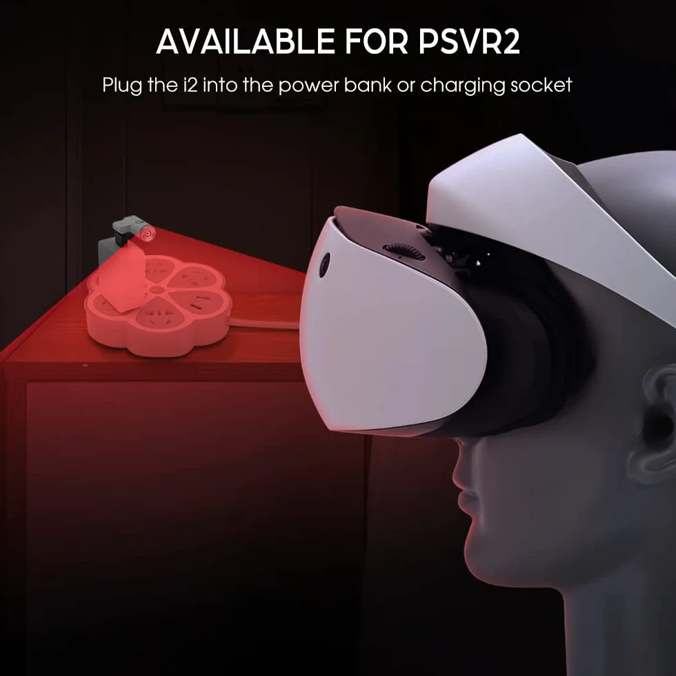 KKCOBVR i2 Wewnętrzny oświetlacz światła podczerwonego do Quest 2 PSVR2
