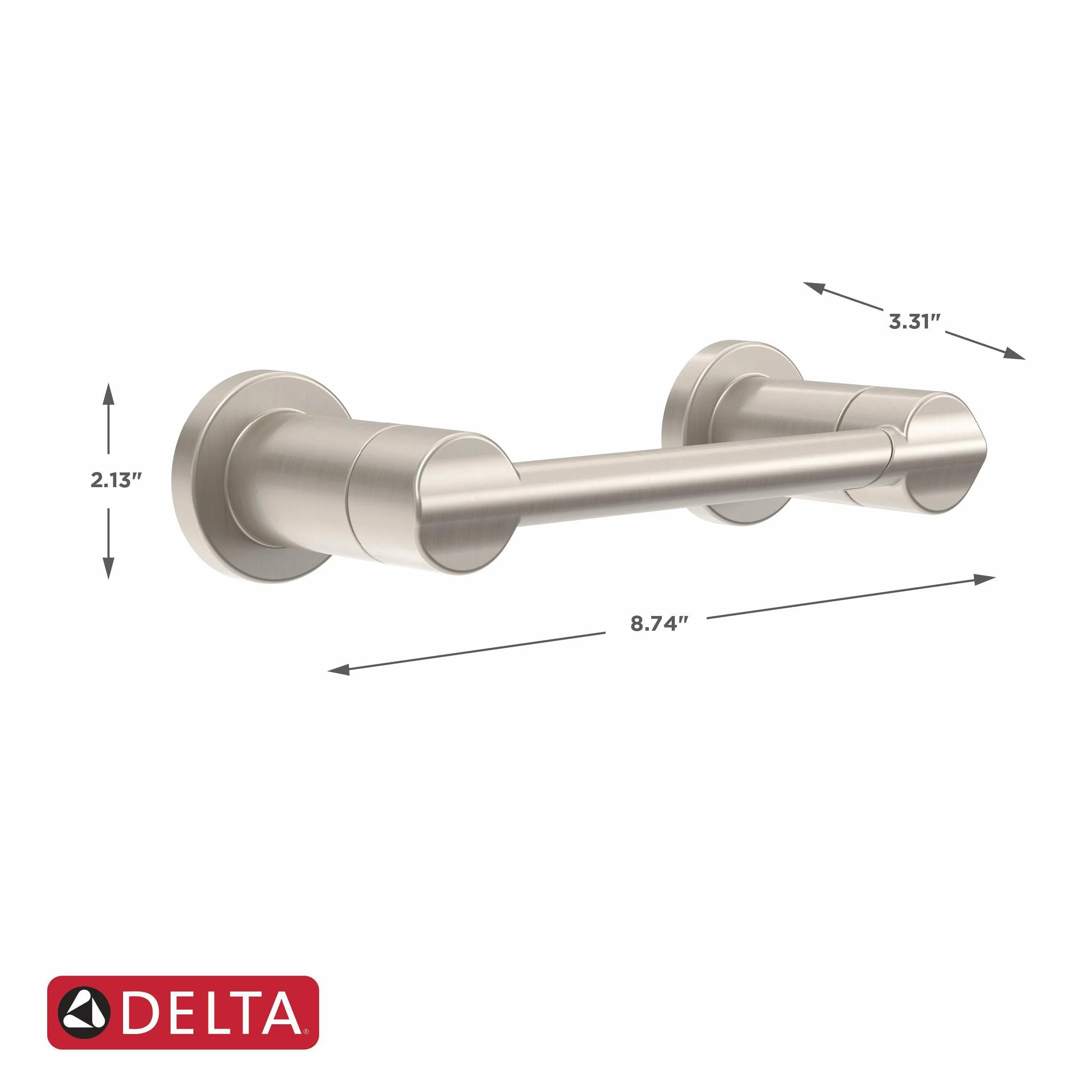 Delta NIC50-DN Nicoli Toilet Paper Holder, SpotShield Brushed Nickel