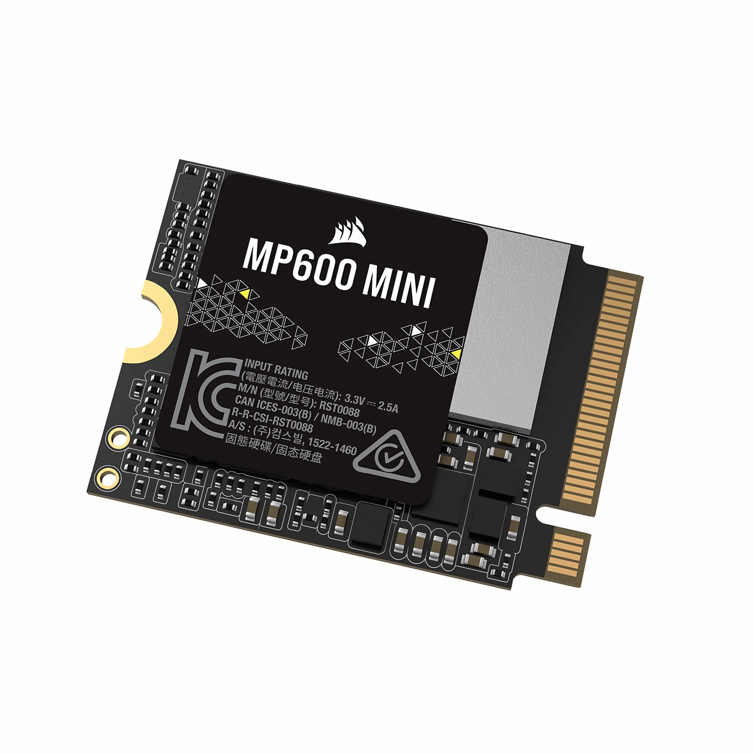 CORSAIR MP600 MINI 1TB M.2 NVMe PCIe x4 Gen4 2 SSD – M.2 2230 – Szybkość Odczytu do 7000 MB/s – Pamięci TLC NAND o Wysokiej Gęstości – Doskonały do Steam Deck i Microsoft Surface – Czarny