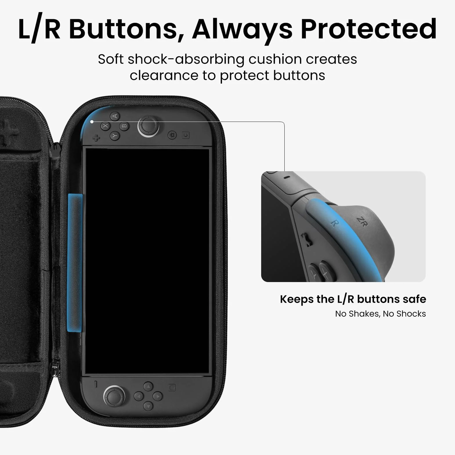 Tomtoc Slim Etui Torba na Nintendo Switch 2 2025, Przenośny Futerał Podróżny Carry Case z 12 Wkładami do Gier, Twarda Obudowa Ochronna
