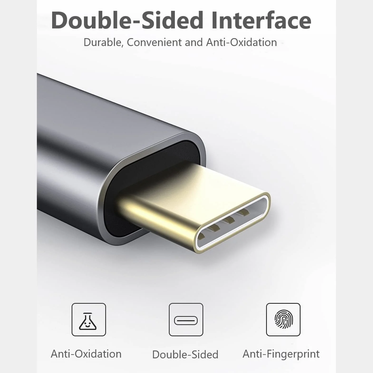 Adapter Sieciowy USB C Ethernet, Adapter Sieciowy USB Typu C na RJ45 Ethernet LAN, Konwerter 100/1000 Mb/s do MacBooka Pro, do S9/S8/uwaga, Szary(1000 MB)