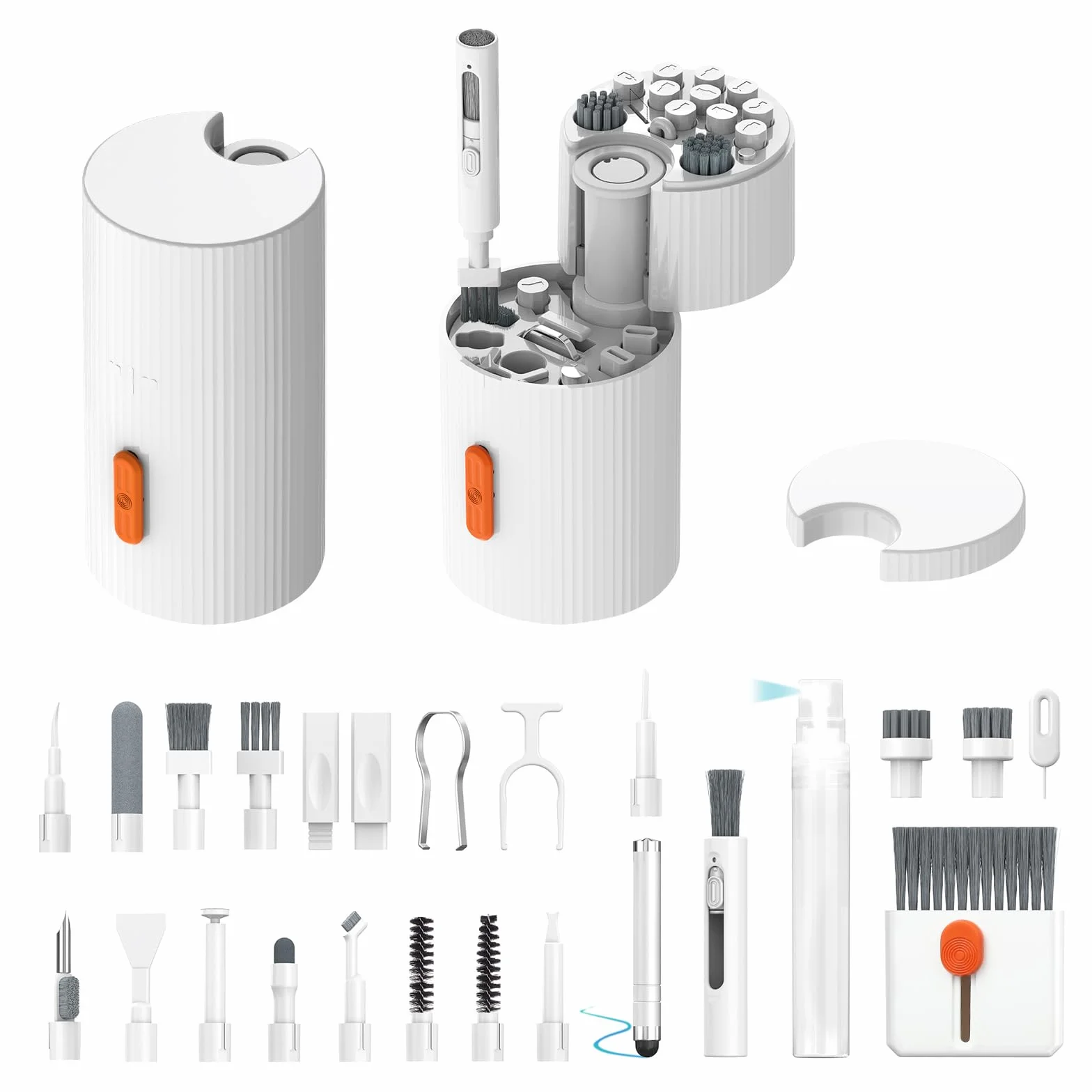 33 w 1 zestaw do czyszczenia elektroniki, zestaw do czyszczenia klawiatury, telefonu komórkowego, wielofunkcyjne narzędzia do AirPods, iPhone, laptop, zegarek, komputer, port USB z uchwytem na telefon