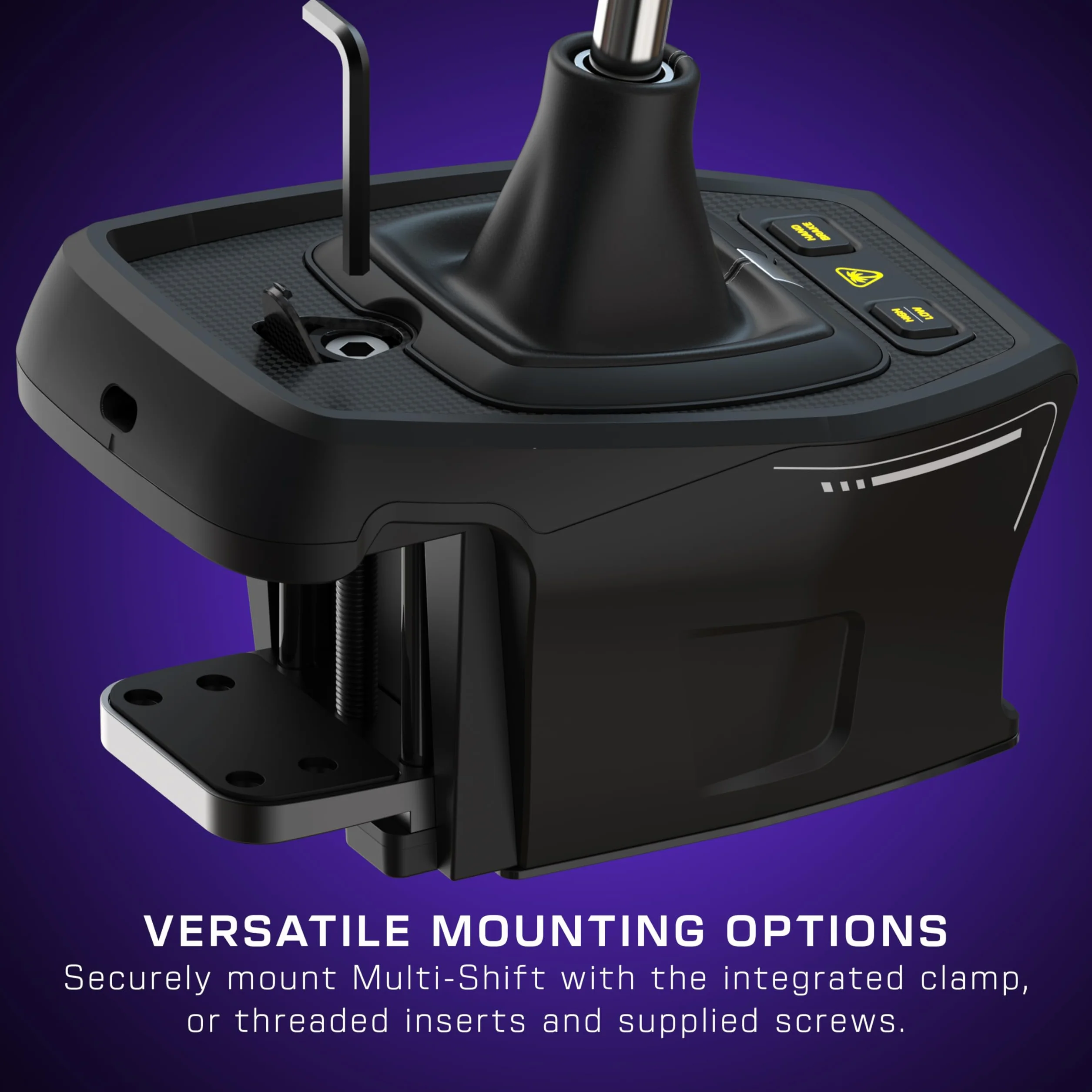 Turtle Beach VelocityOne Multi-Shift - Kontroler zmiany biegów i hamulca ręcznego do symulatorów wyścigów na komputer PC z systemem Windows oraz konsole Xbox Series X|S i Xbox One