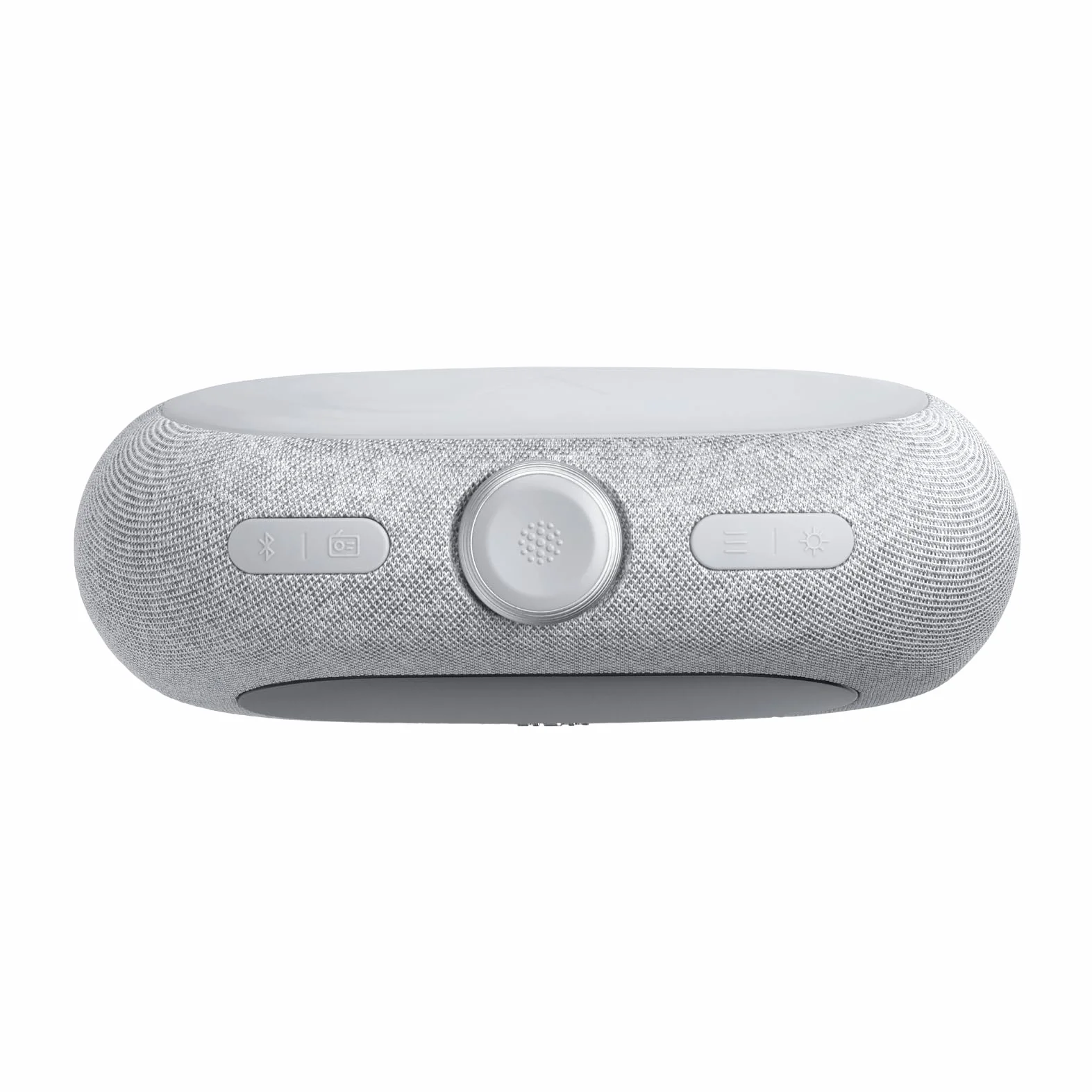 JBL Horizon 3, głośnik Bluetooth z zegarem i radiem DAB+/FM, alarm z efektem wschodu słońca, ładowanie przez USB-C, akumulator i zasilanie sieciowe, dźwięk JBL Pro, szary