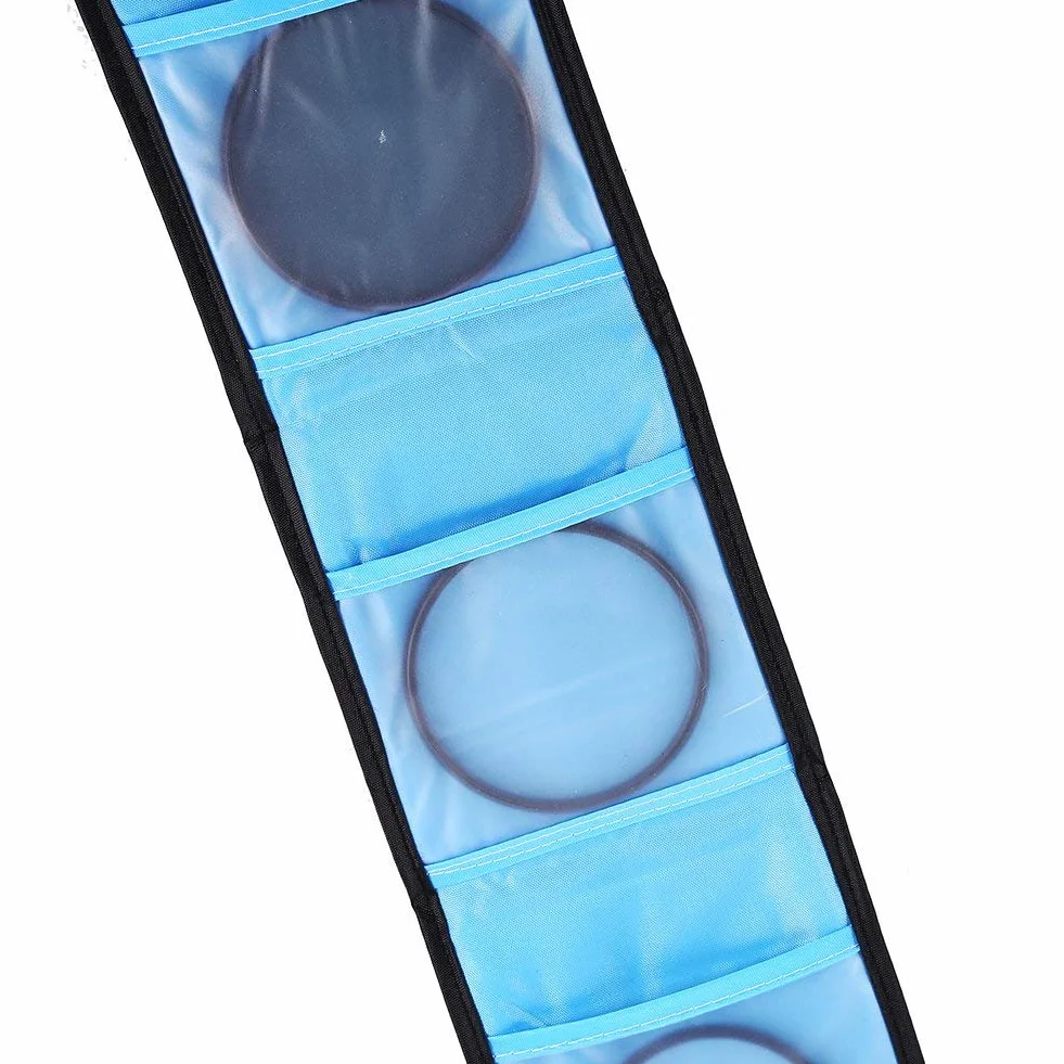 Madezz Etui do przechowywania filtrów do aparatu, 3 torby Etui do filtrów aparatowych Adapter obiektywu Filtr obiektywu Pierścień Torba do przechowywania Etui