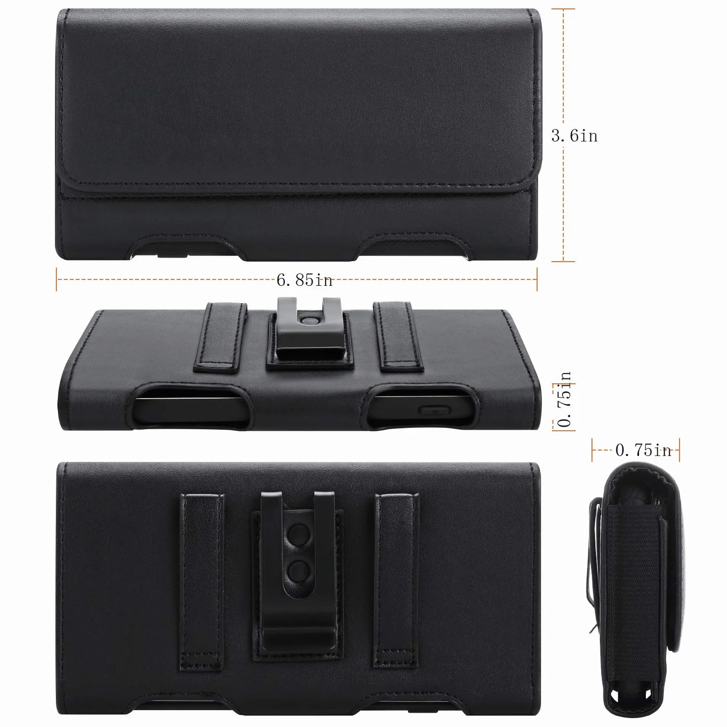 BECPLT Galaxy S22 Ultra 5G S21 Ultra pasek etui, Note 20 Ultra skórzany pasek etui na telefon, etui na karty, etui na karty, klips do Samsung Galaxy Note 10+ Note 8 9 A72 A32 A42