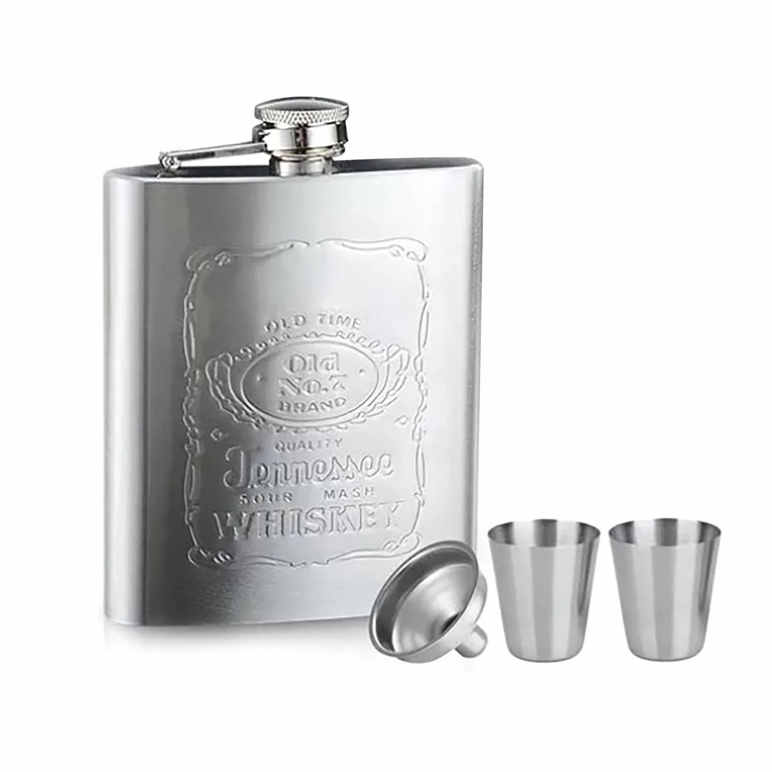 Szczelna Piersiówka ze Stali Nierdzewnej do Whisky 7 uncji
