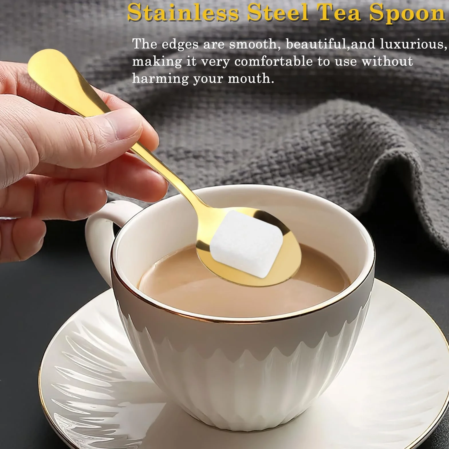 łyżeczka do kawy ze stali nierdzewnej 14 cm zestaw 24 szt. espresso
