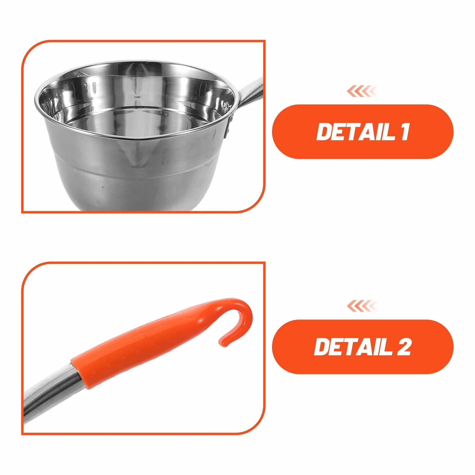 COLLBATH Łyżka chochla stalowa czerpak do wody 14 cm