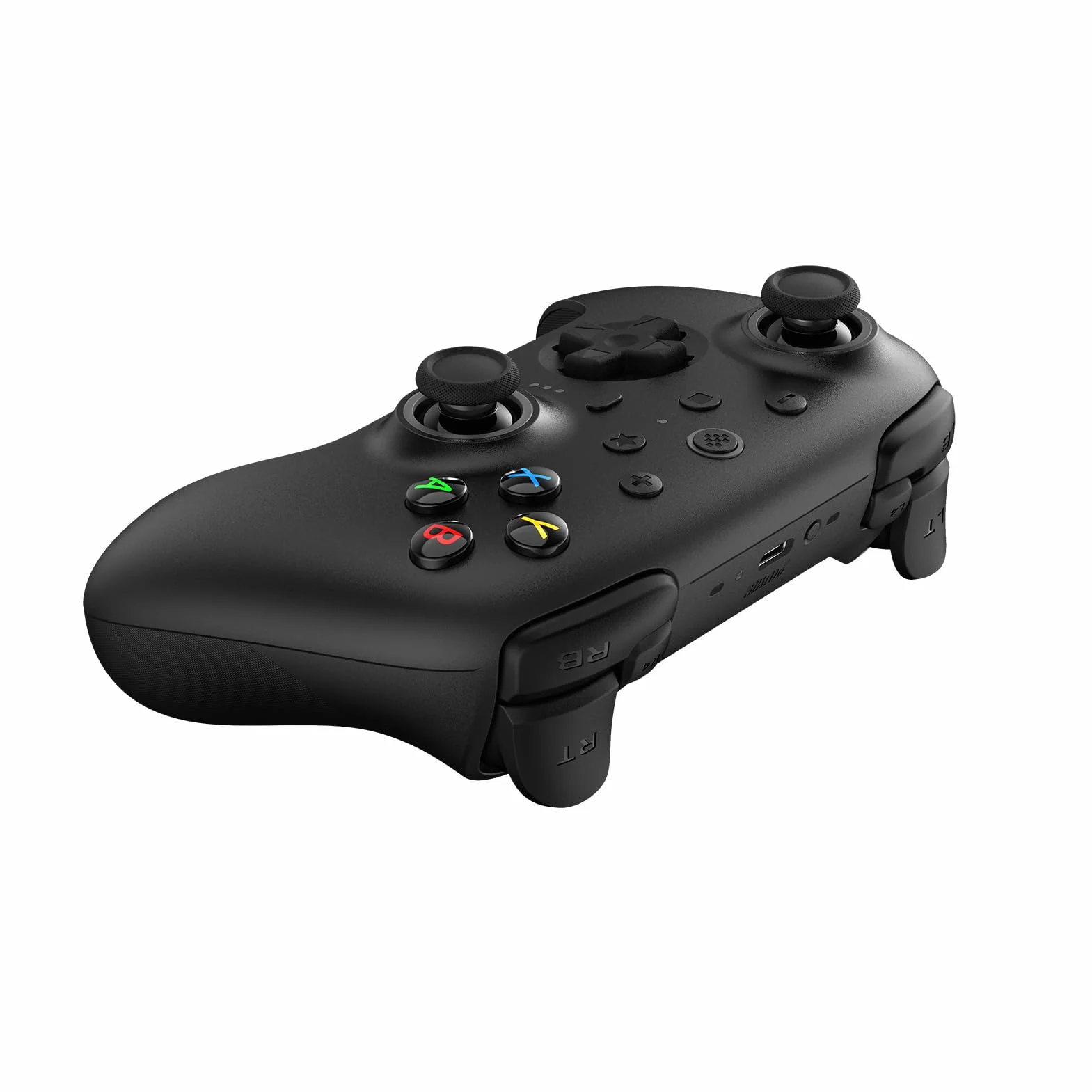 8BitDo Ultimate 2 Wireless Controller for Windows PC, Apple, Steam & Android, Gaming Controller with TMR Joysticks, Hall/Tactile Triggers, Motion Control, RGB Fire Ring, 1000Hz Polling Rate, Black
