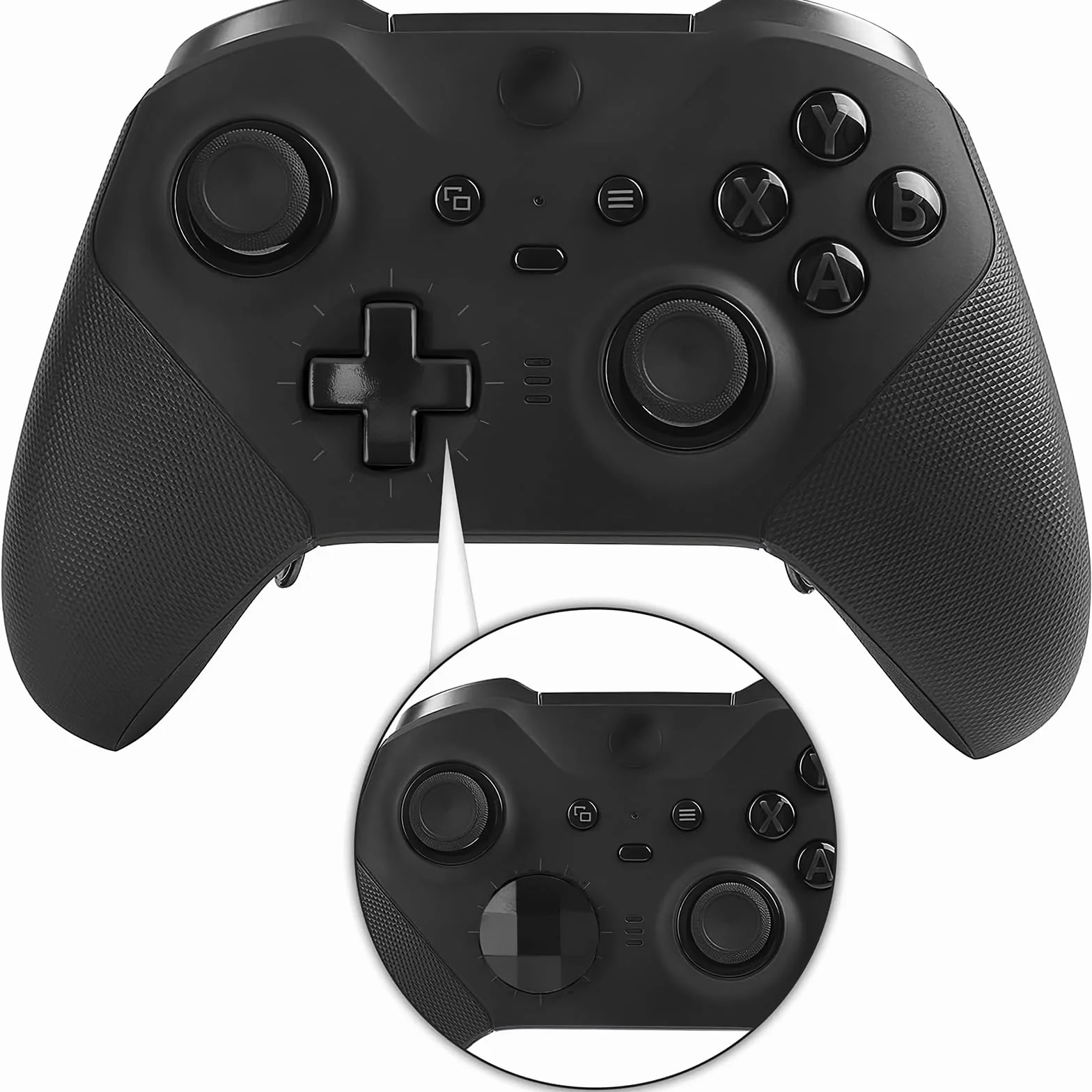 Metalowe pałeczki 13 w 1 do kontrolera Xbox Elite Series 2, akcesoria, zestaw wymiennych przycisków magnetycznych zawiera 6 metalowych joysticków, 4 wiosła, 2 podkładki D, 1 narzędzie do regulacji