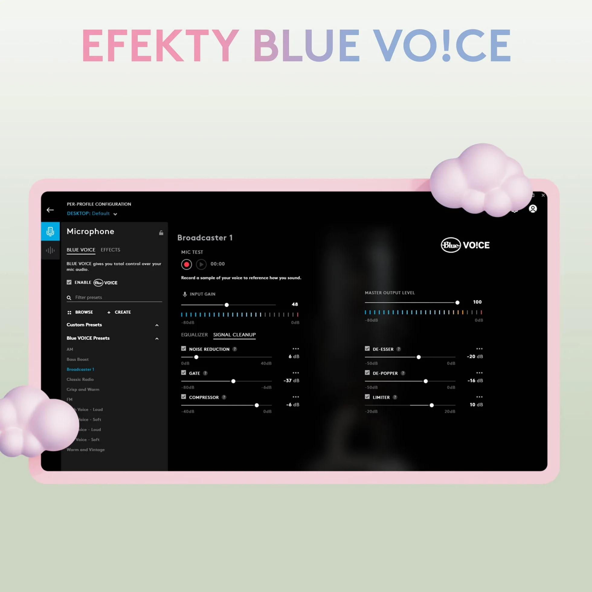 Logitech G Blue Yeti Premium Mikrofon USB do Streamingu Gier, Technologia Blue VO!CE, PC, Podcast, Studio, do Komputera, Motywy Streamlabs, Odpowiednie Wykończenie - Różowy