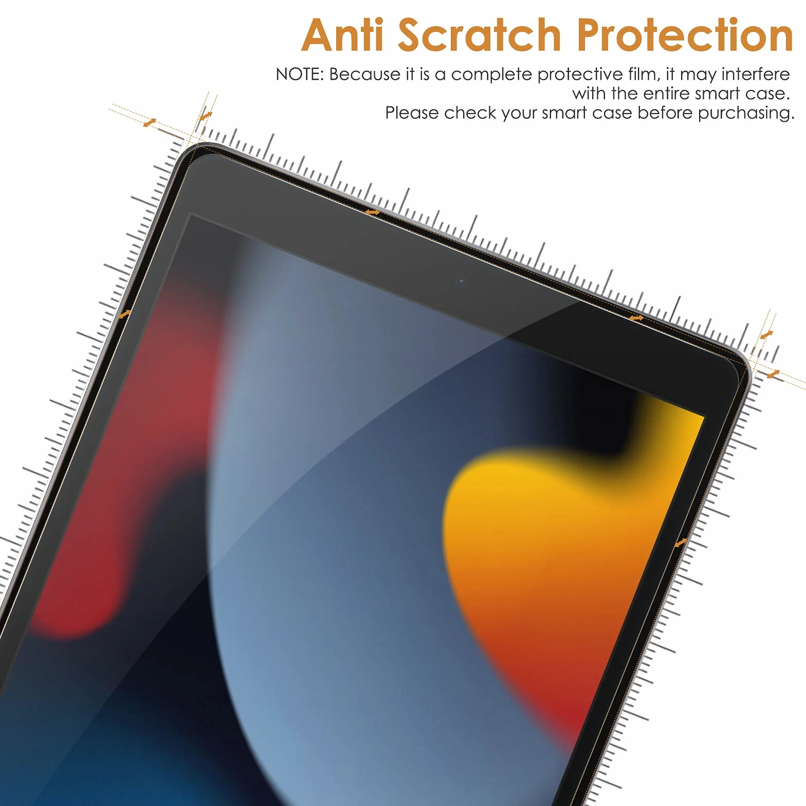 Hianjoo Folia ochronna kompatybilna z iPad 10,2 cala 9. generacji, 8. generacji, 7. generacji, 2 sztuki, ochrona wyświetlacza kompatybilna z iPad 10,2" (model 2021/2020/2019), odporna na zarysowania, bez pęcherzyków powietrza, twardość 9H