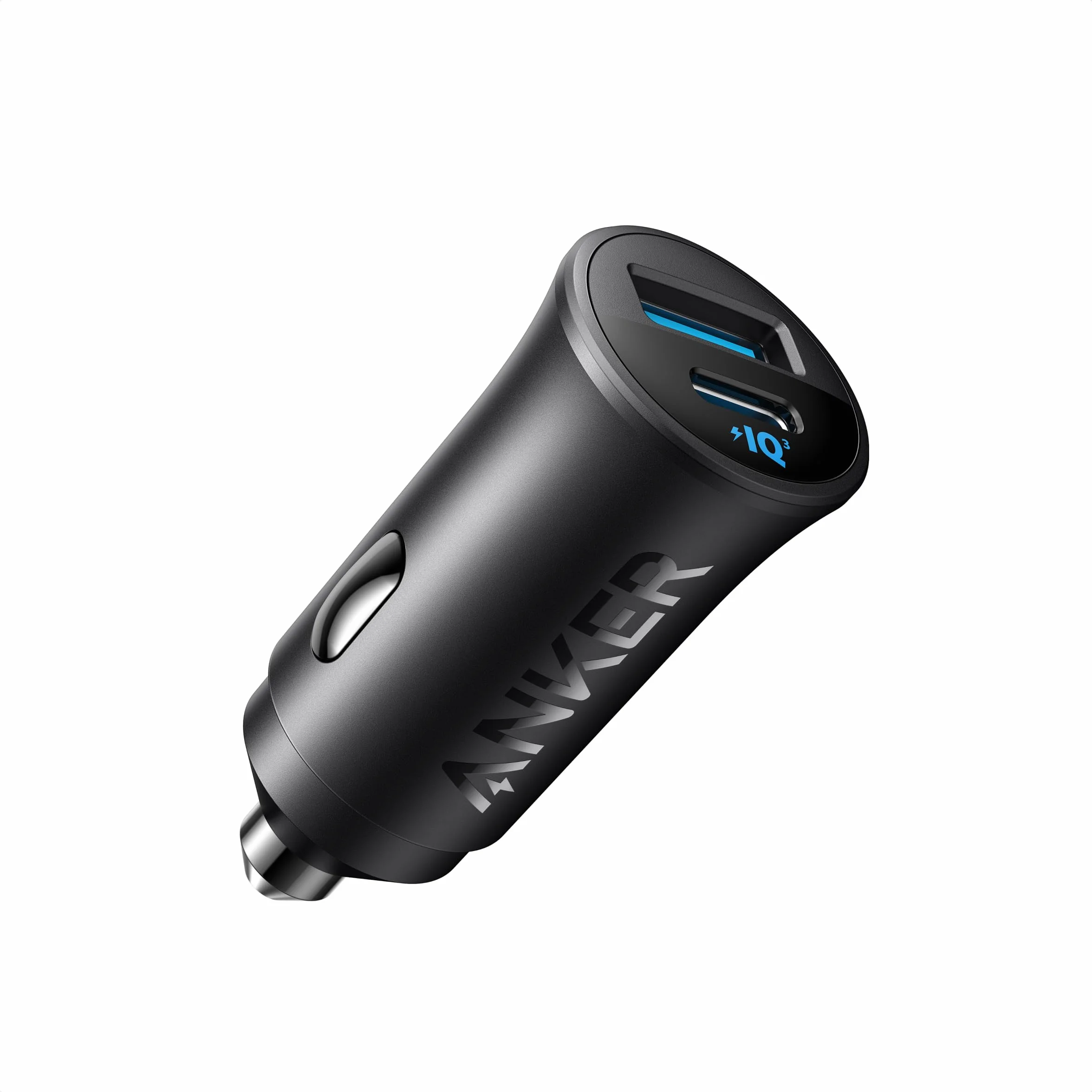Ładowarka samochodowa Anker USB-C, 30 W, 2-portowa ładowarka samochodowa typu C, ładowarka samochodowa do iPhone'a z technologią Power IQ 3.0, do iPhone'a serii 17/16/15/14/13, Samsung Galaxy