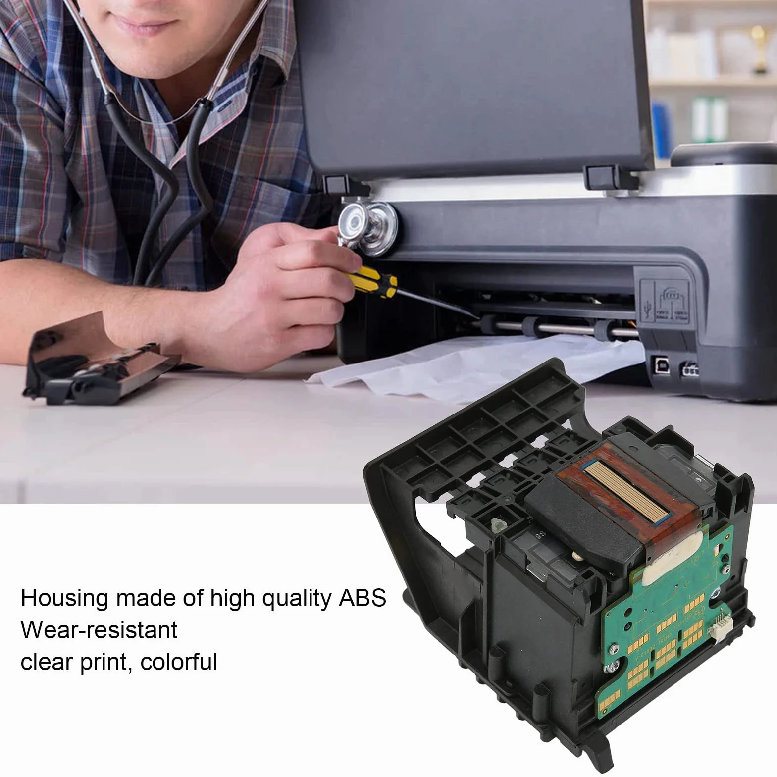 950 951 Głowica Drukująca OfficeJet Pro 8100 8600 8610 8620 8650 251DW 251 276DW, Aktualizacja 950 951 Głowica Drukująca, Części Zamienne do Drukarki Dyszy
