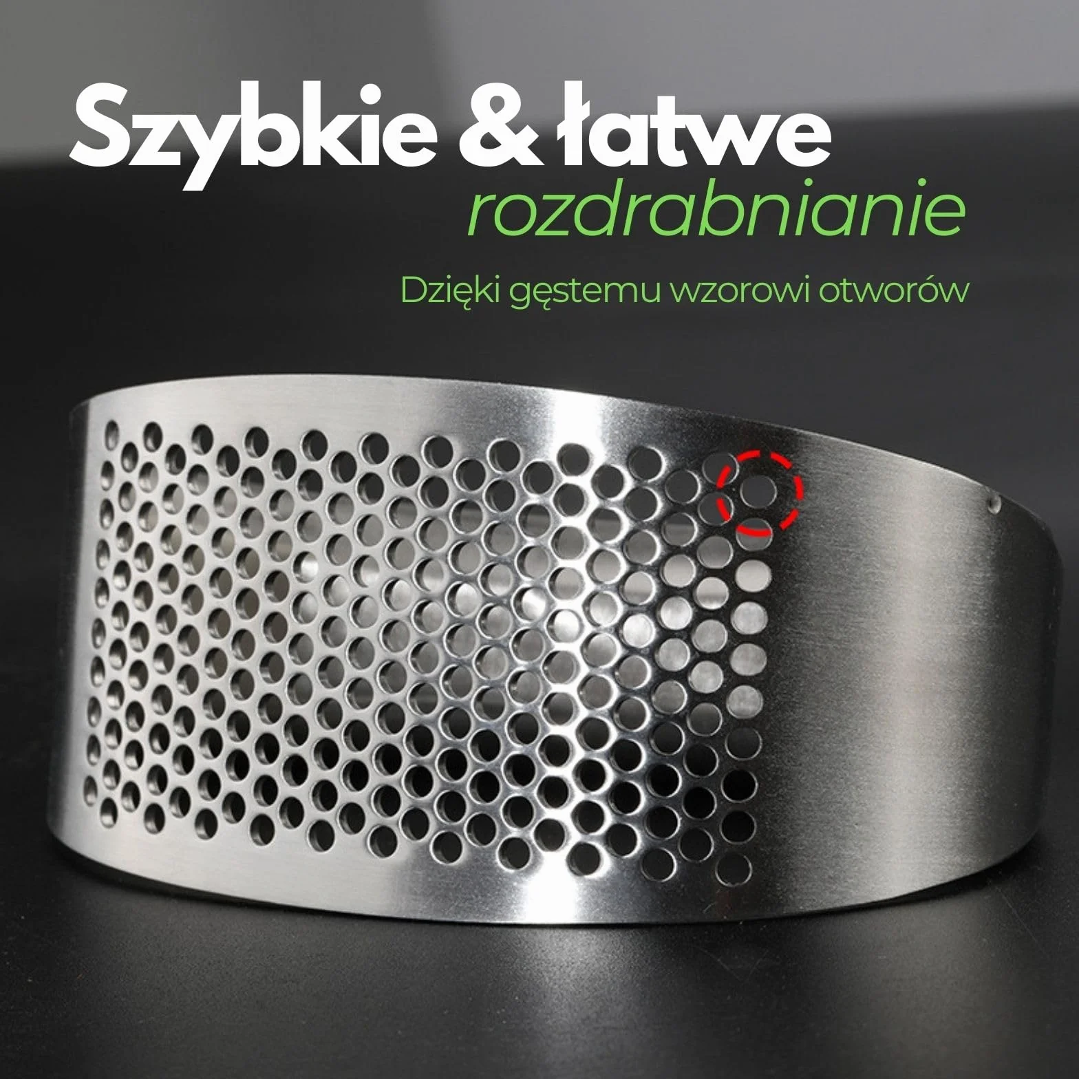 CLOVE Wyciskacz do czosnku ze stali nierdzewnej 18/8, antykorozyjny, do mycia w zmywarce, rozdrabniacz do pasty czosnkowej (S)