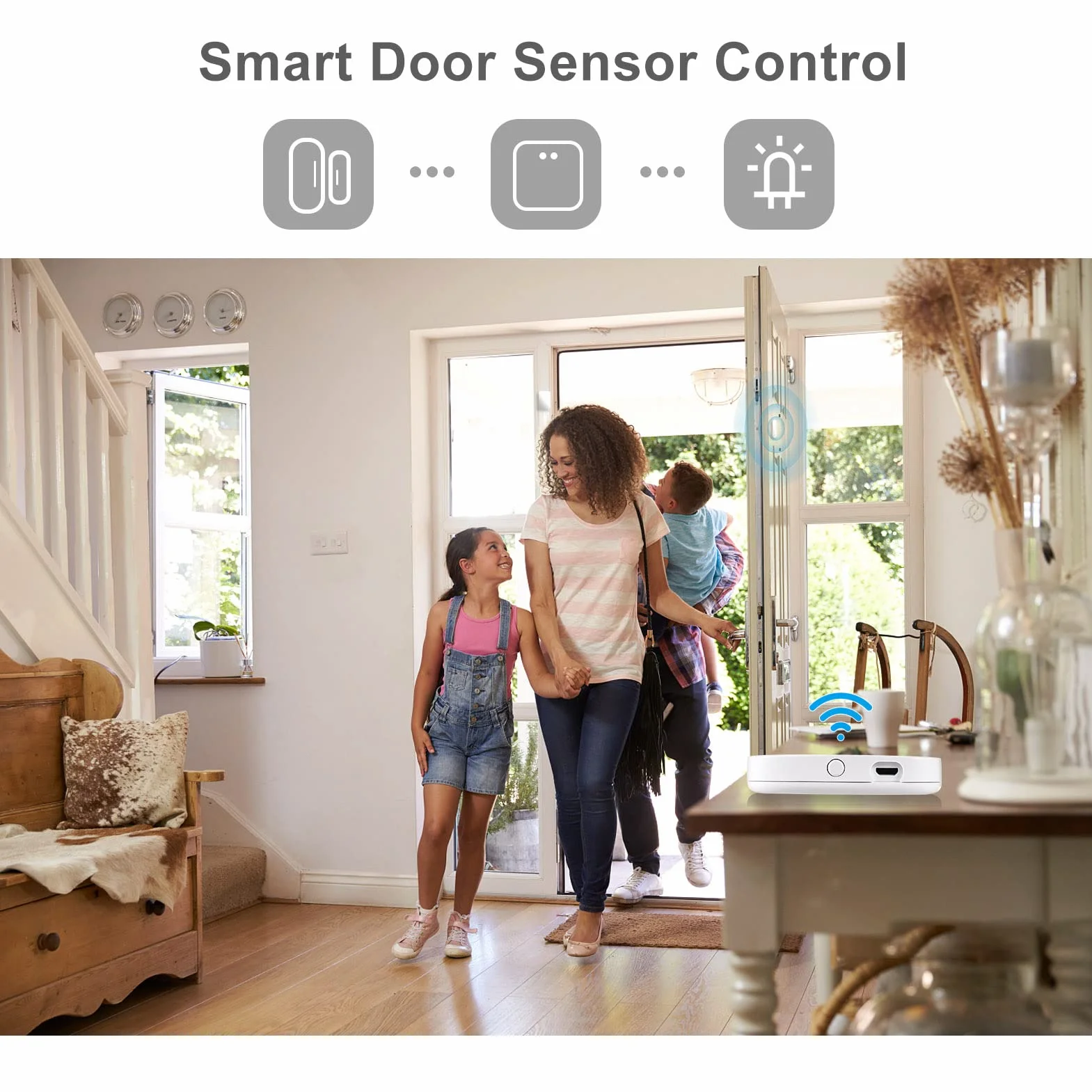 COMETX Zigbee 3.0 Gateway Hub bezprzewodowy inteligentny domowy mostek obsługa aplikacji SmartLife Tuya pilot zdalnego sterowania protokół WiFi działa z domem