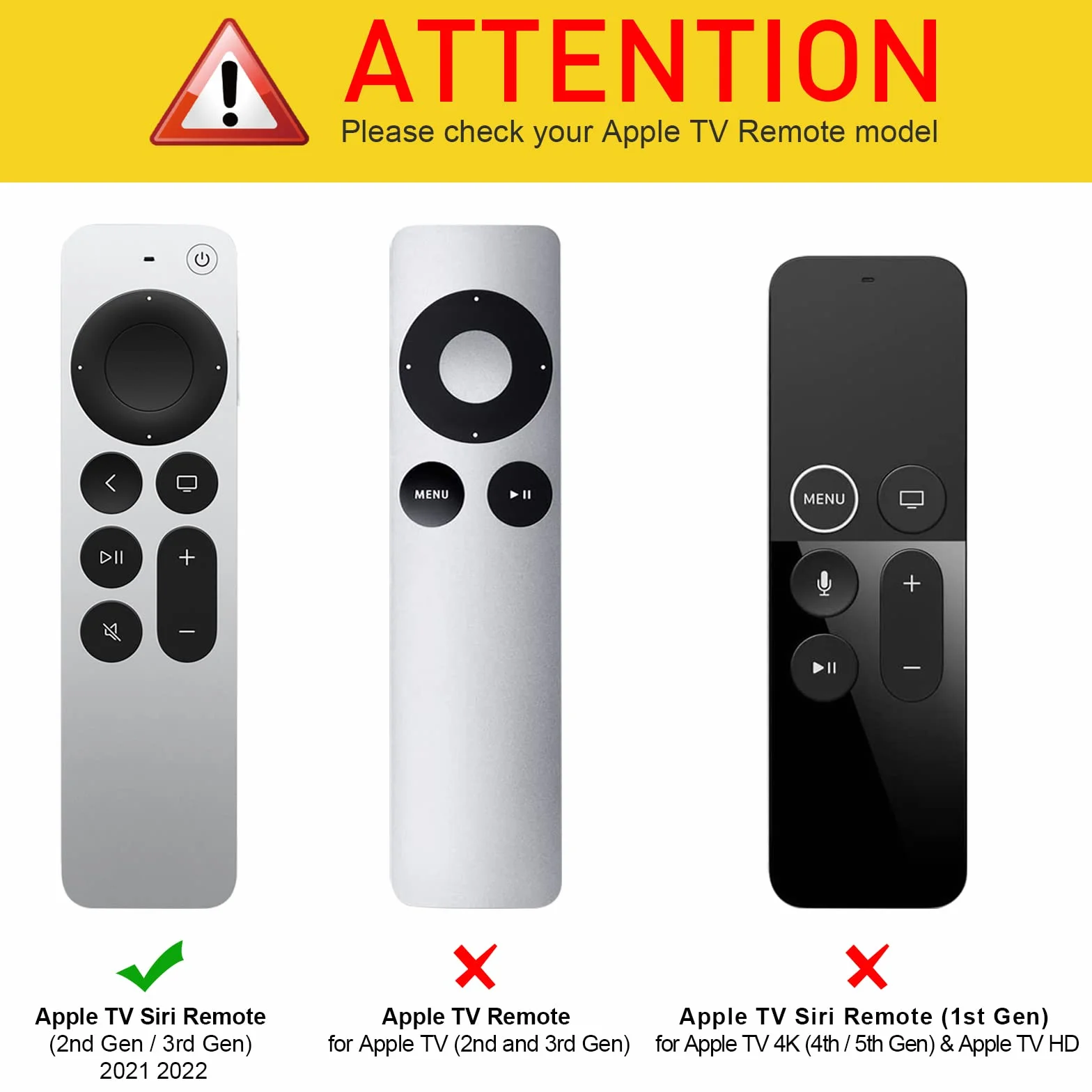 Fintie Etui ochronne do Apple TV Siri Remote 2021/2022 – grzebień miodowy, lekki, antypoślizgowy, odporny na uderzenia, silikonowy pokrowiec do pilota Apple TV 4K / HD Siri (2. generacja/3.