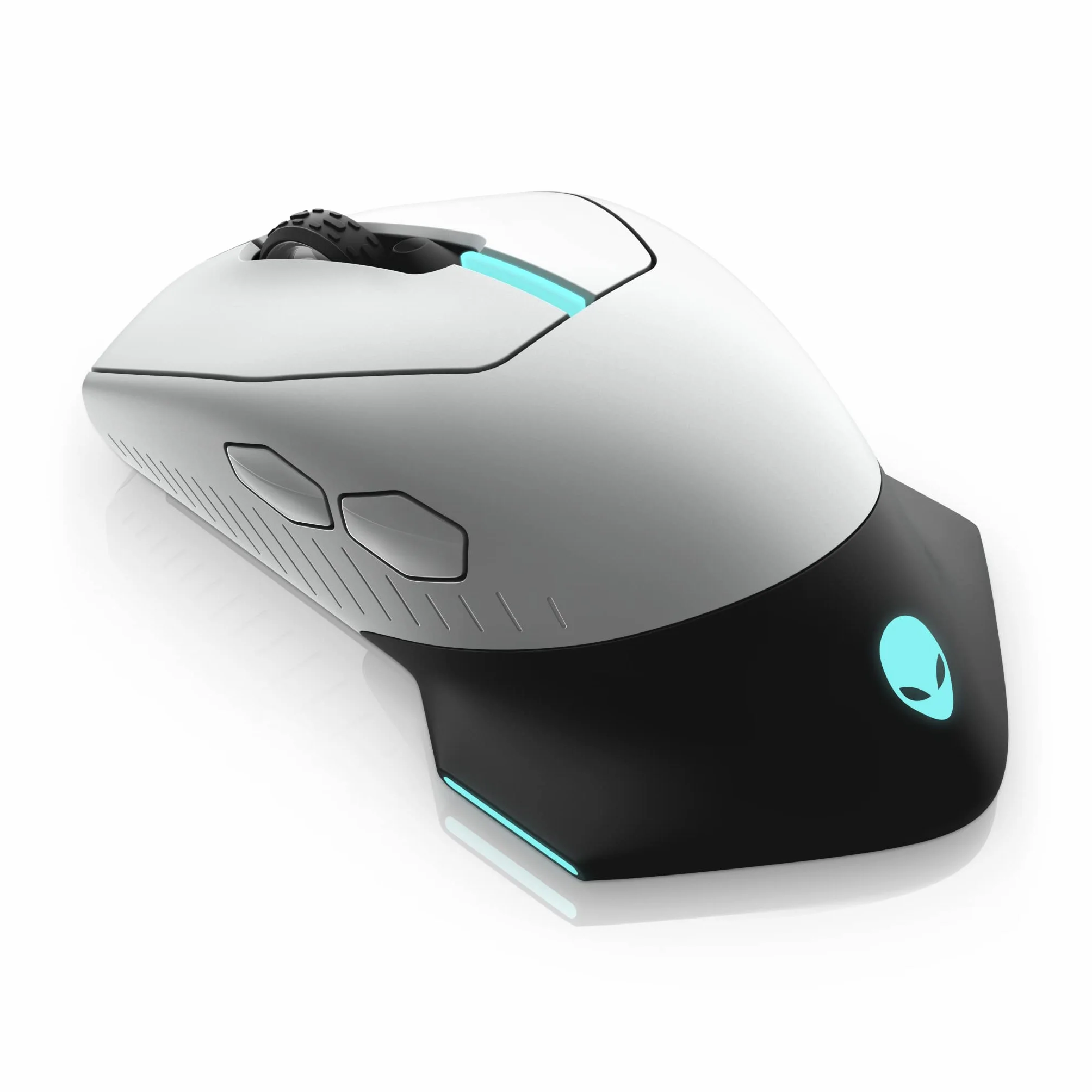 Dell Alienware 610M Wired/Wireless Gaming Mouse - AW610M (Lunar Light), biała