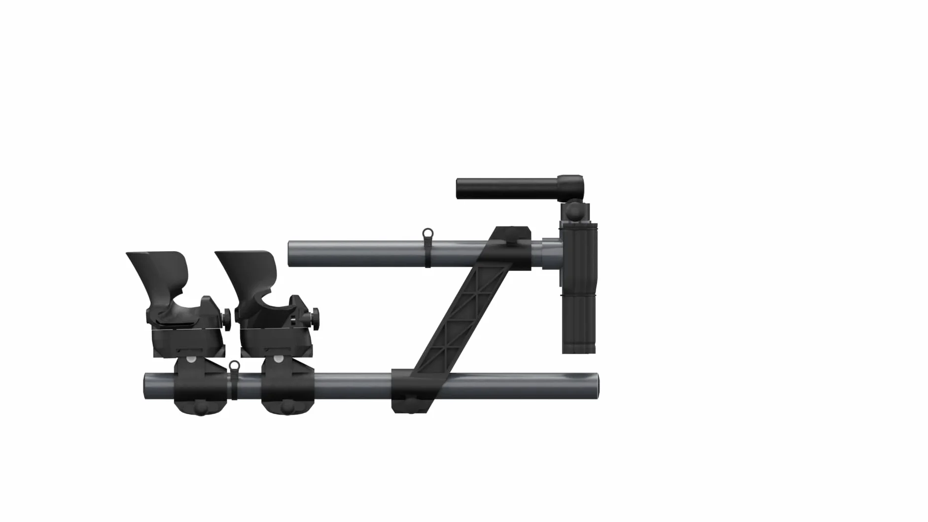VR Gunstock do Playstation VR2, kompatybilny z PSVR2 kontrolerami dla lepszej stabilności i lekkiego magnetycznego adaptera PlayStationVR2 (czarny)
