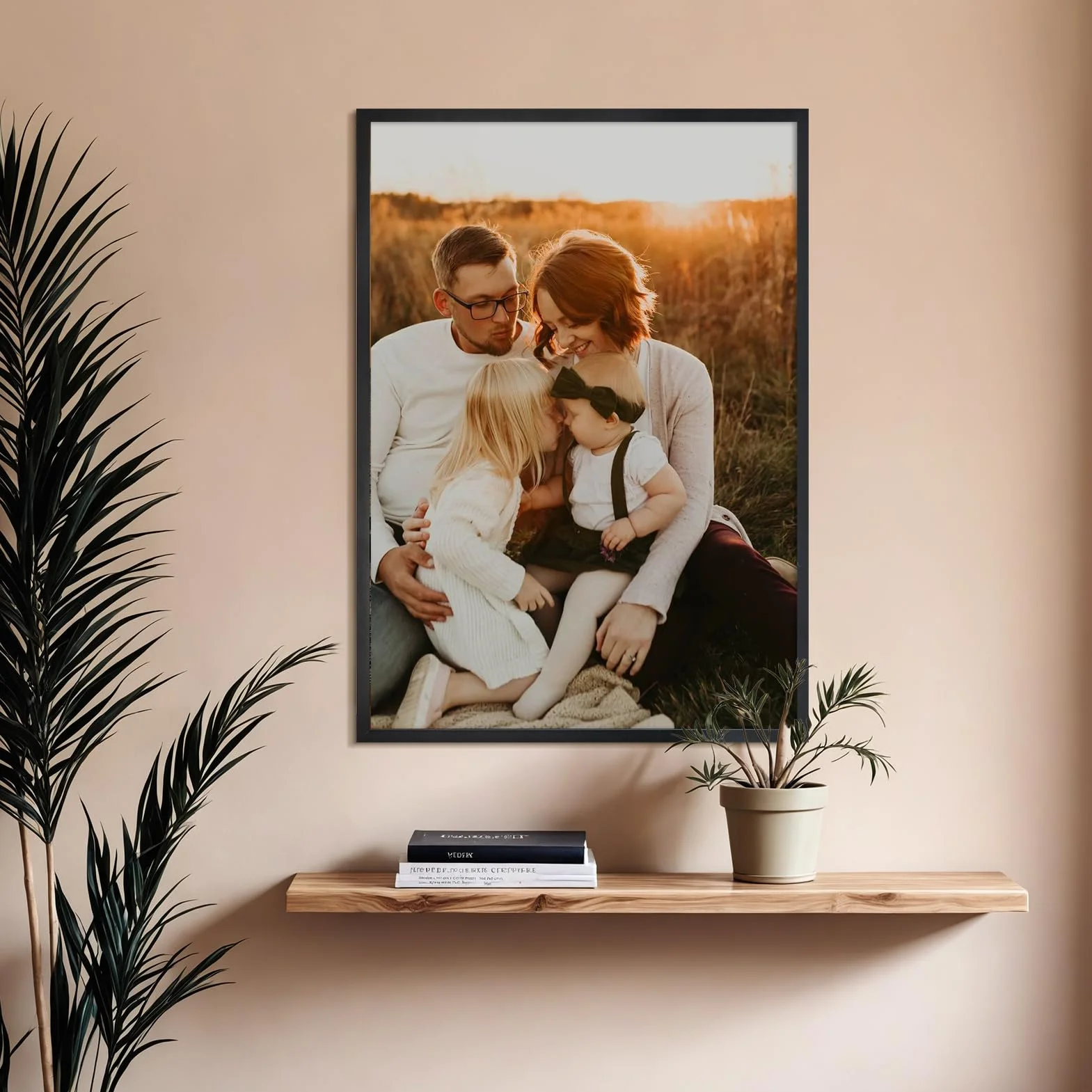 EYMPEU Czarna aluminiowa ramka A1 (59,4 x 84,1 cm) – na ścianę
