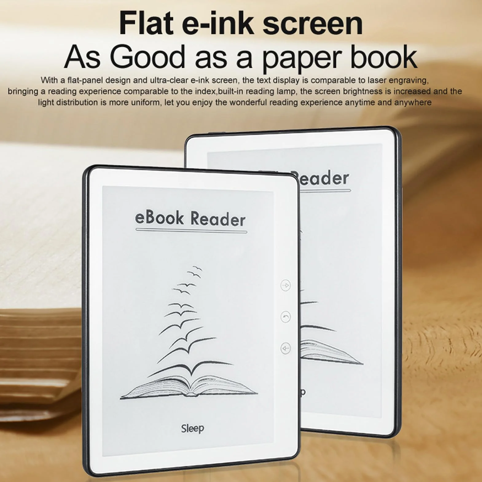 Czytnik E-booków z Ekranem EInk 5,76, Czytniki E-booków dla Nastolatków, Dorosłych i Seniorów, 64 GB z możliwością Rozszerzenia, dla Androida 8.1, 1500 MAh