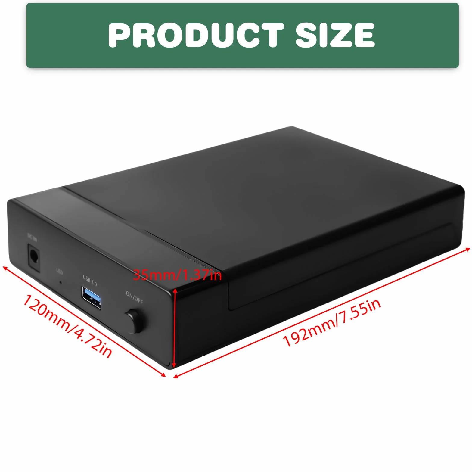 Stacja dokująca do dysków twardych: HDD USB3.0, 2,5 i 3,5-calowe dyski twarde SATA, USB Typu-A do USB Typu-A, klonowanie