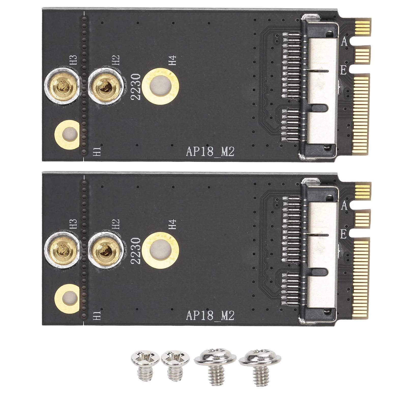 Acouto 2 szt. Adapter do Karty Interfejsu OS X do NGFF BCM94360CS2 BCM943602CS OS X M 2 1 BCM943602 Adapter NGFFAdapter NGFF Karta Adaptera Interfejsu