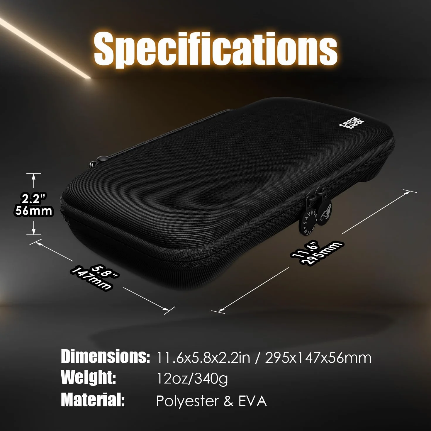 Savage Raven by Skull & Co. Every Day Slim Carrying Case for Nintendo Switch 2, Portable Hard Shell Protective Travel Case
