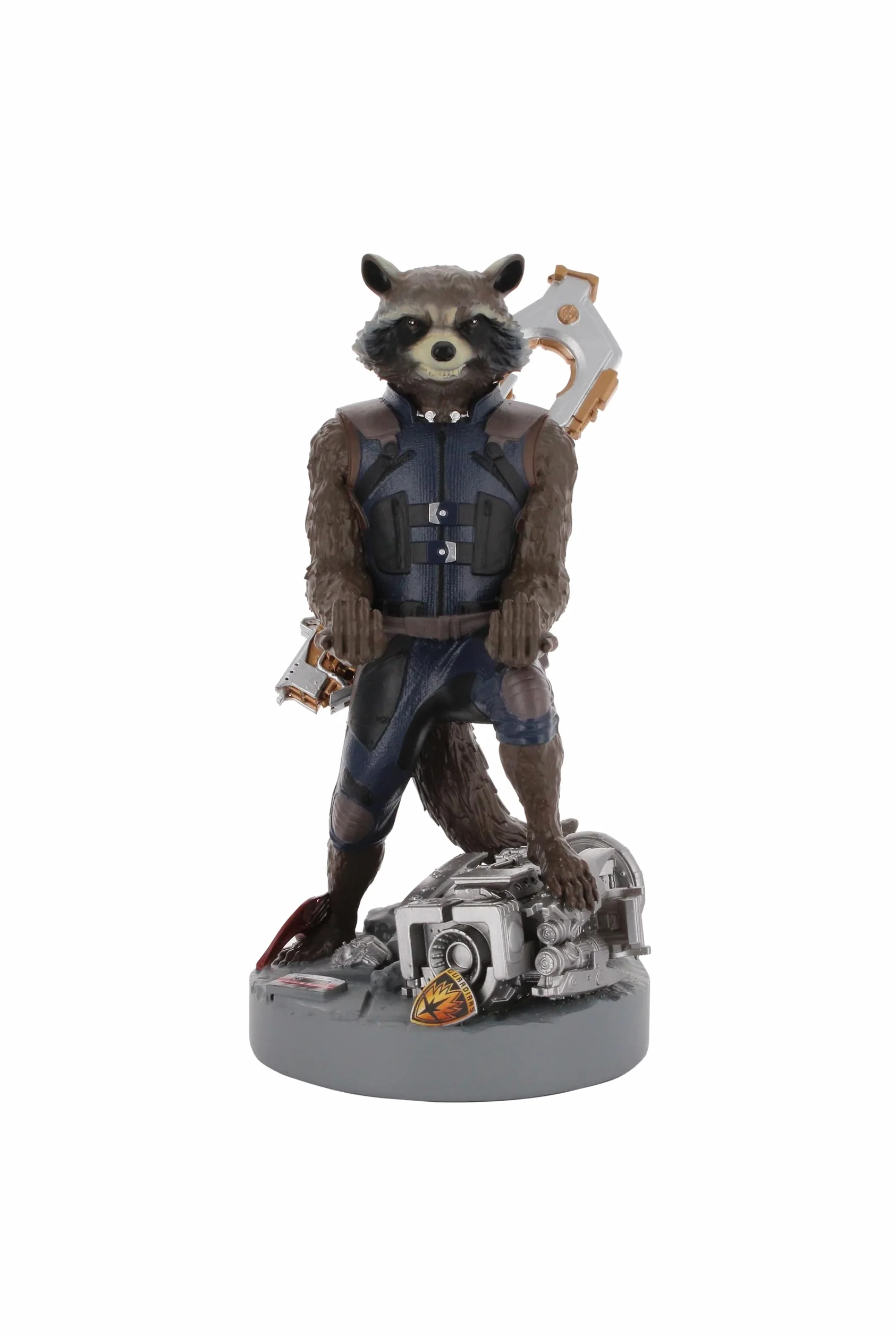 Cable Guys - Guardians of the Galaxy Rocket Gaming Accessories Holder & Phone Holder for Most Controller (Xbox, Play Station, Nintendo Switch) & Phone