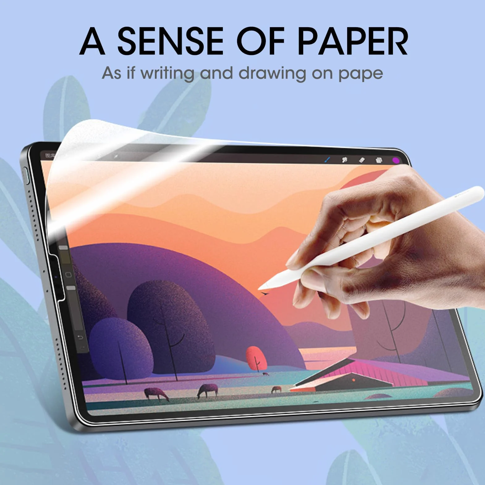 2 sztuki folii ochronnej Paperlike do iPad 10. generacji 10,9 cala 2022, rysowanie i pisanie jak na papierze, matowa, odporna na odbicia, kompatybilna z Apple Pencil, łatwa instalacja