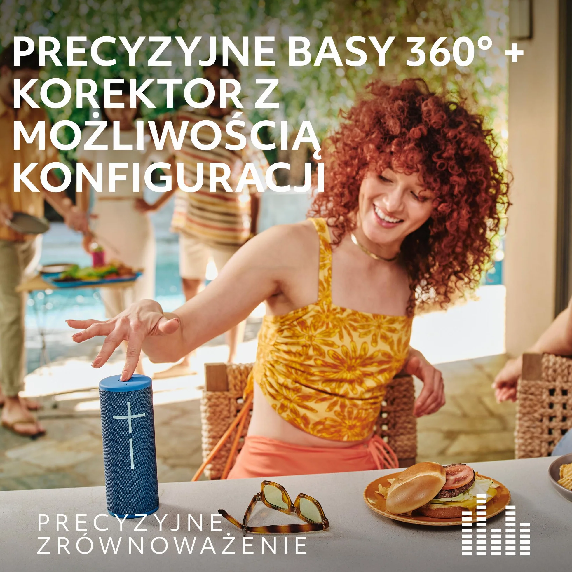 Ultimate Ears BOOM 4, przenośny wodoodporny głośnik Bluetooth o 360-stopniowym zasięgu, ten unoszący się na wodzie głośnik działa przez 15 godzin na baterii i ma zasięg do 45 m - Czarny