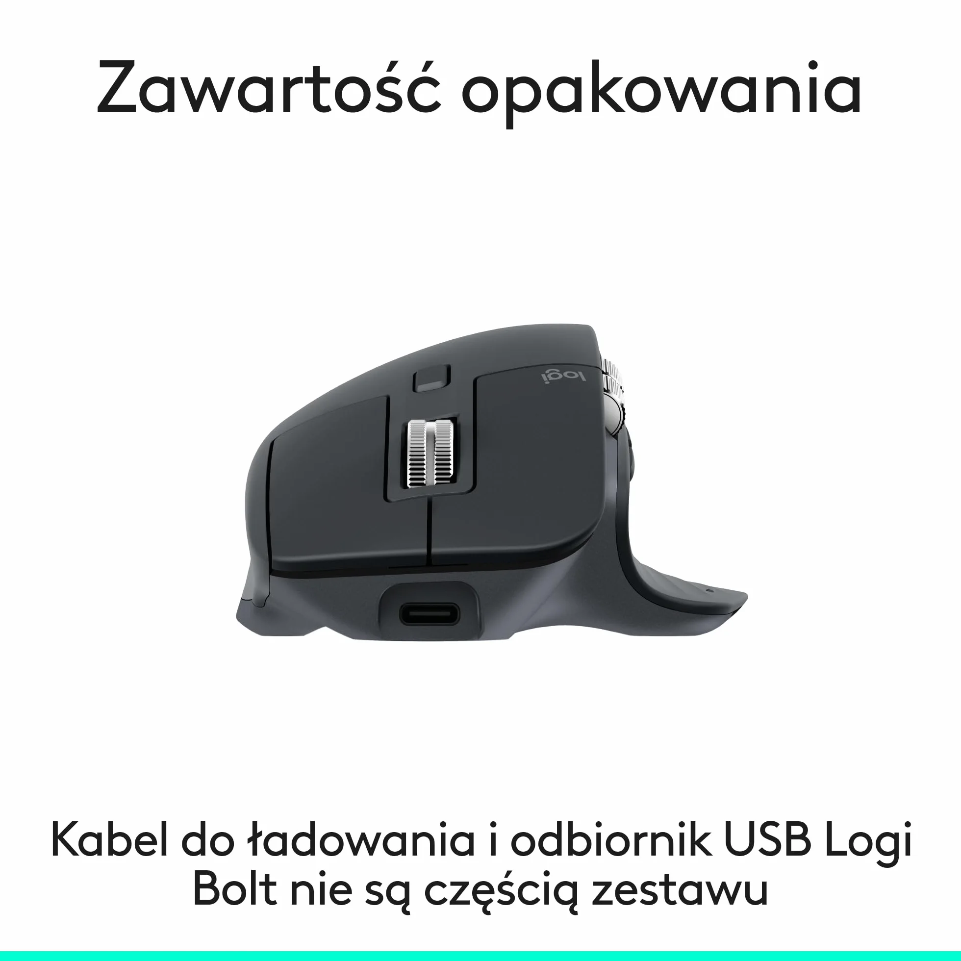 Logitech MX Master 3S – Wydajna mysz bezprzewodowa z błyskawicznym przewijaniem, Ergo, 8K DPI, śledzenie ruchu na szkle, ciche kliknięcia, Bluetooth, Windows, Linux, Chrome - Grafit