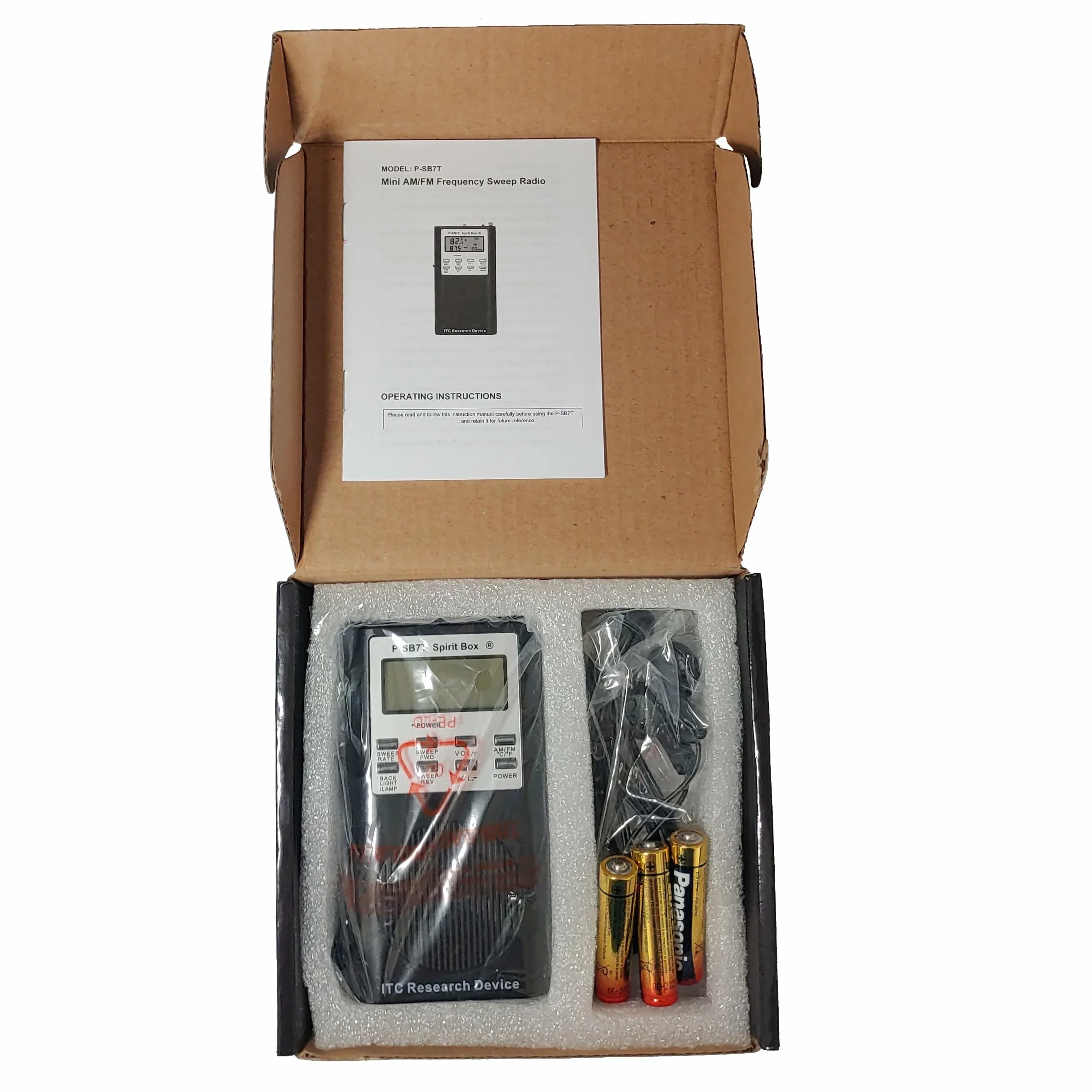 P-SB7 Spirit Box Rev 8 ITC Research FM/AM Ghost Box PSB7 Radio sprzęt myśliwski na duchy PSB7T SB7 P-SB7T model 2023