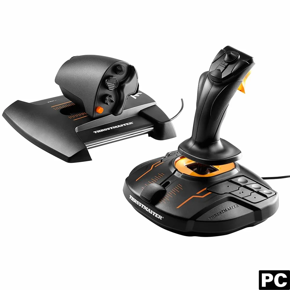 Thrustmaster T16000M FCS Hotas System sterowania lotem joystick przepustnica H.E.A.R.T HallEffect AccuRate PC