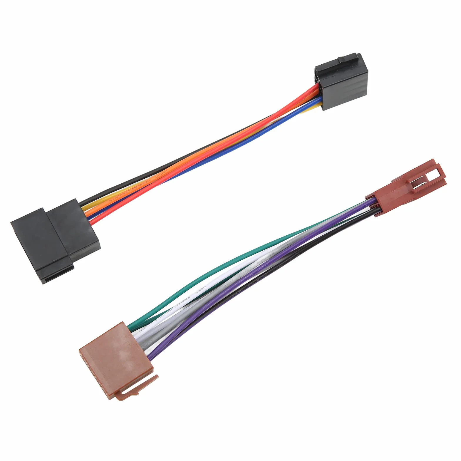Radio Samochodowe ISO Wiązka Przewodów Wiązka Przewodów Adapter Stereo Złącze Adapter Wtyczka Zasilanie i Głośnik Żeński Podłącz Męski na żeński 16-pinowy żeński Kabel Odbiornika Radiowego ISO