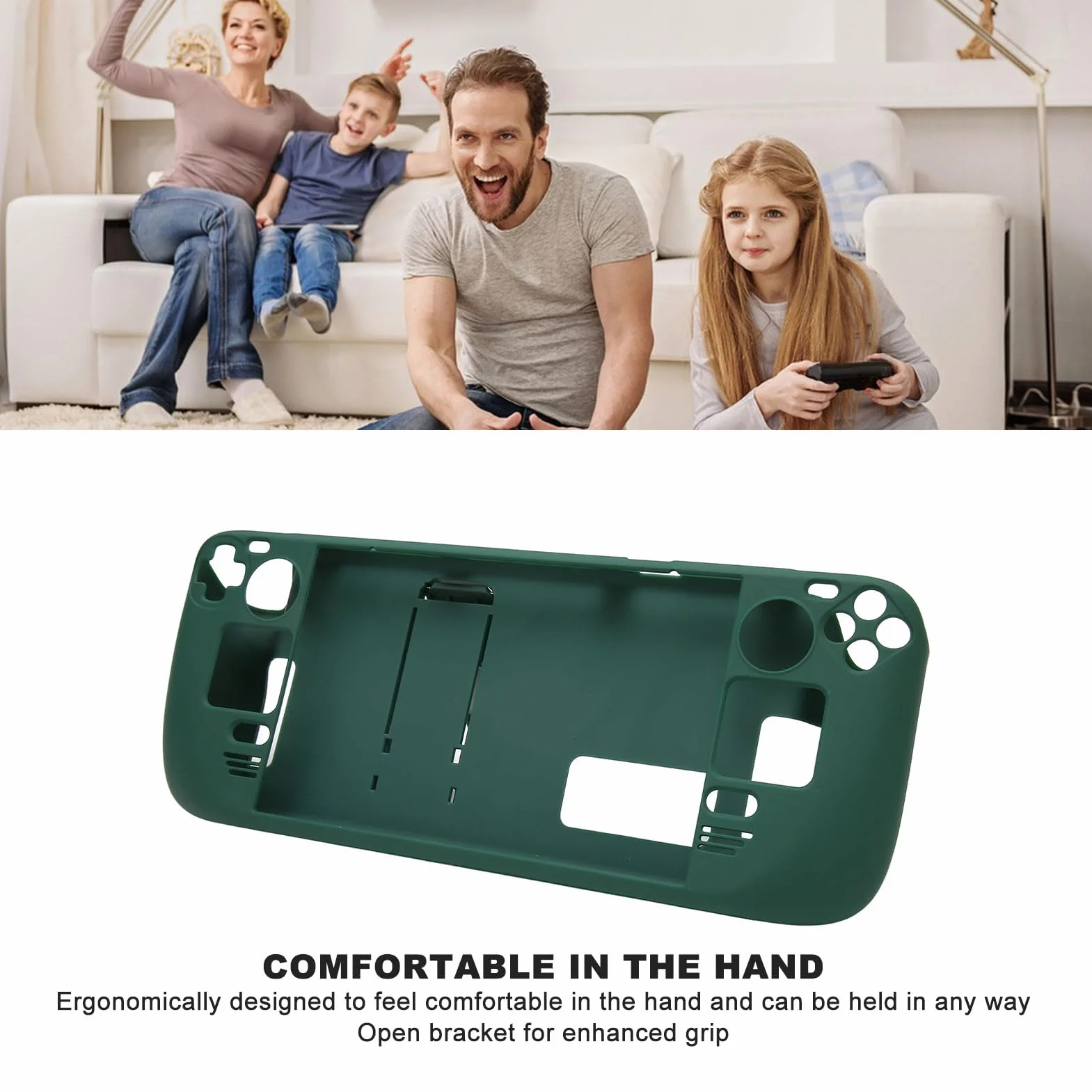 Etui Ochronne Kickstand do Steam Deck, Akcesoria Valve Steam Deck Chroniące Przed Uderzeniami, Upadkami, Zadrapaniami, Kurzem i Odciskami Palców, Pełna Ochrona Bez Użycia Rąk