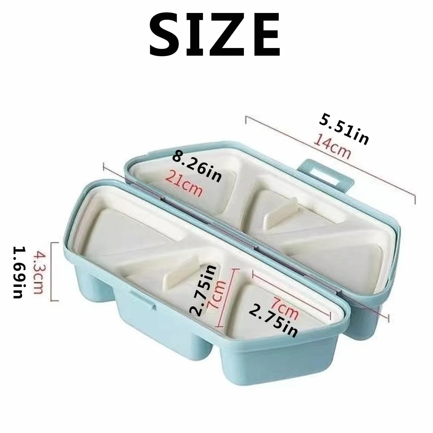Forma do Onigiri 6 w 1, trójkątna do kulek ryżowych
