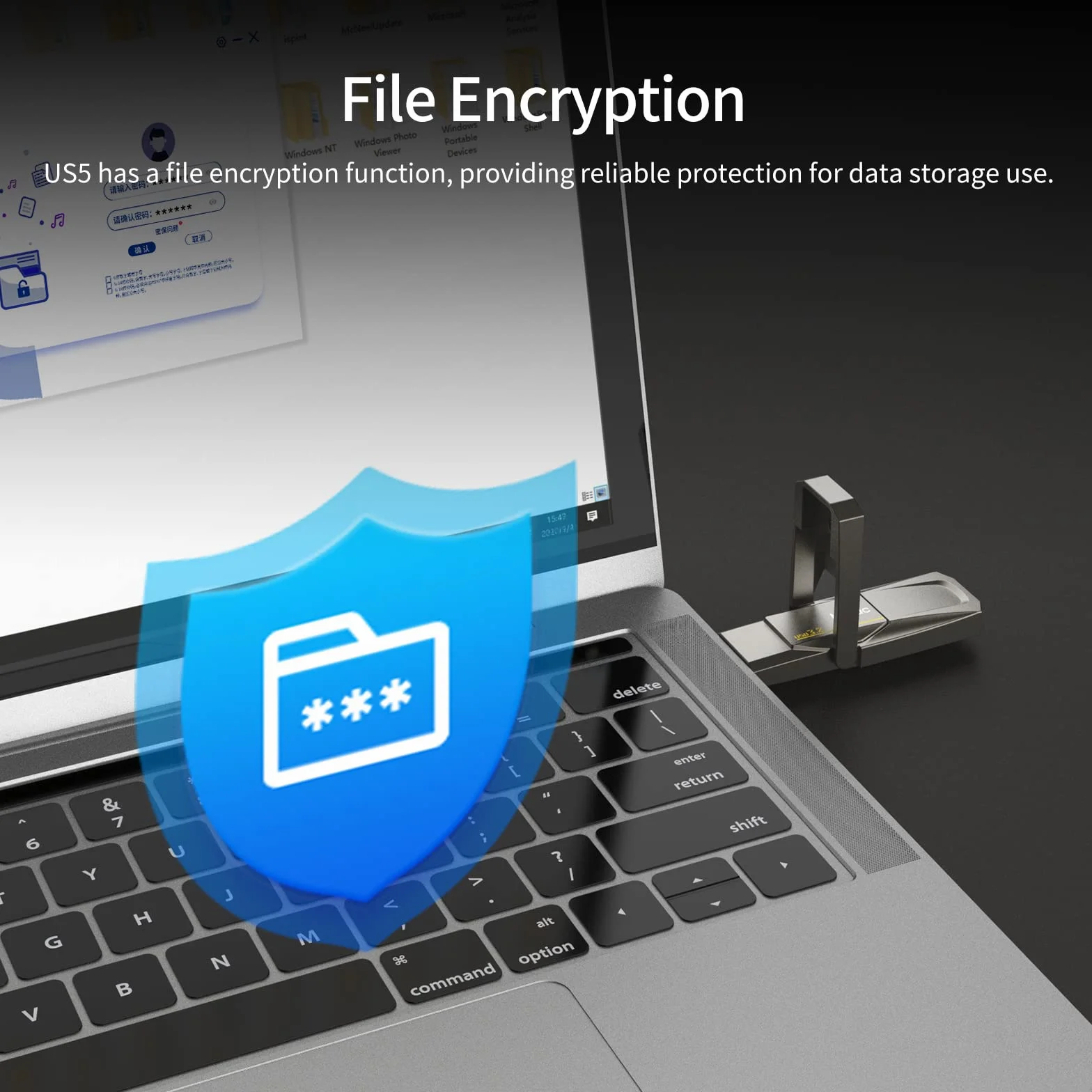 Netac US5 128 GB Solid USB State Drive Przenośny dysk SSD typu c i USB 3.2 Podwójny interfejs prędkości do 550 MB/s dla smartfonów i komputerów Notebook