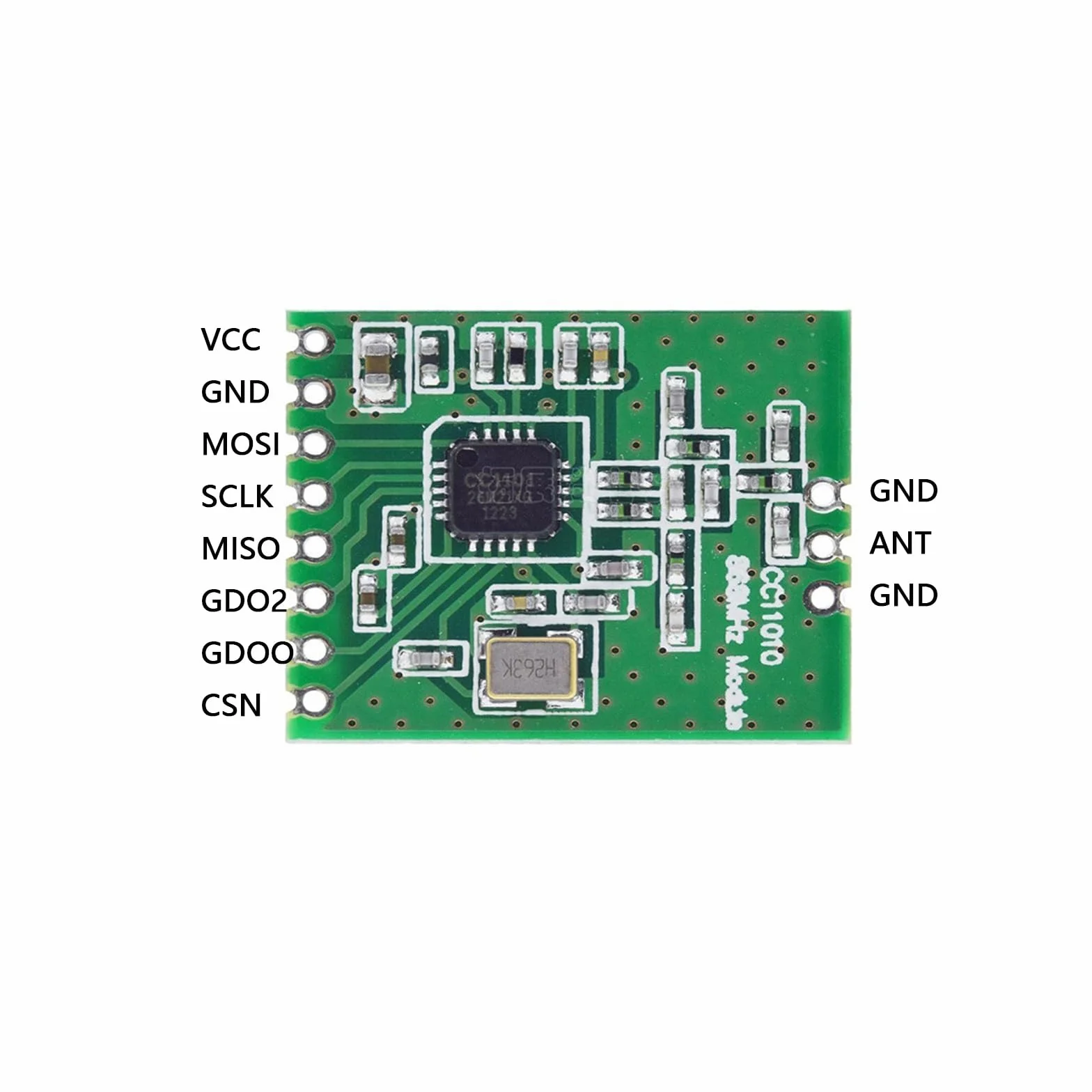GERUI 3 szt. CC1101 868 MHz mikroenergetyczny nadajnik-transmisor antena moduł