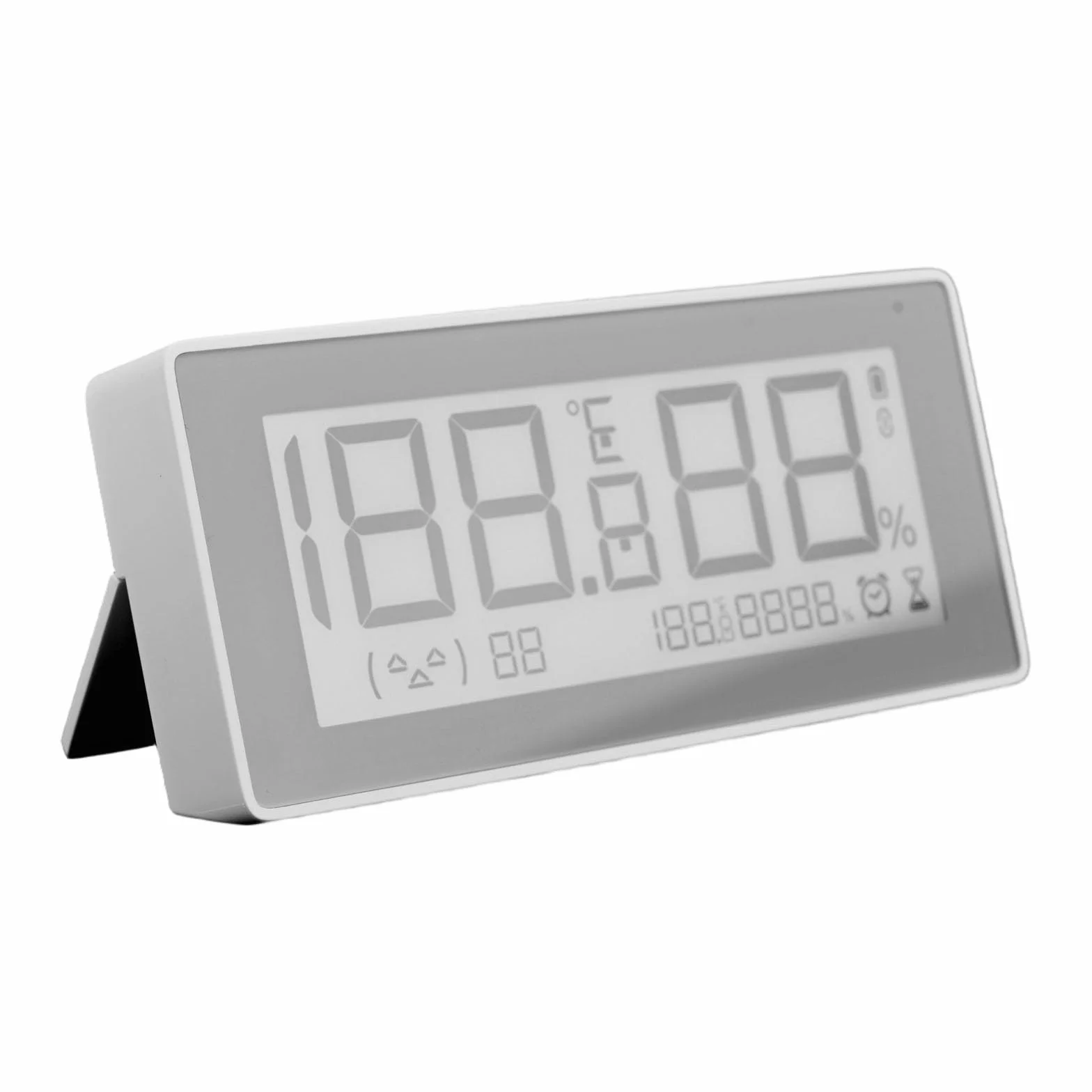 Inteligentny zegarek do monitorowania temperatury i wilgotności powietrza o smukłej konstrukcji i widoczności pod każdym kątem