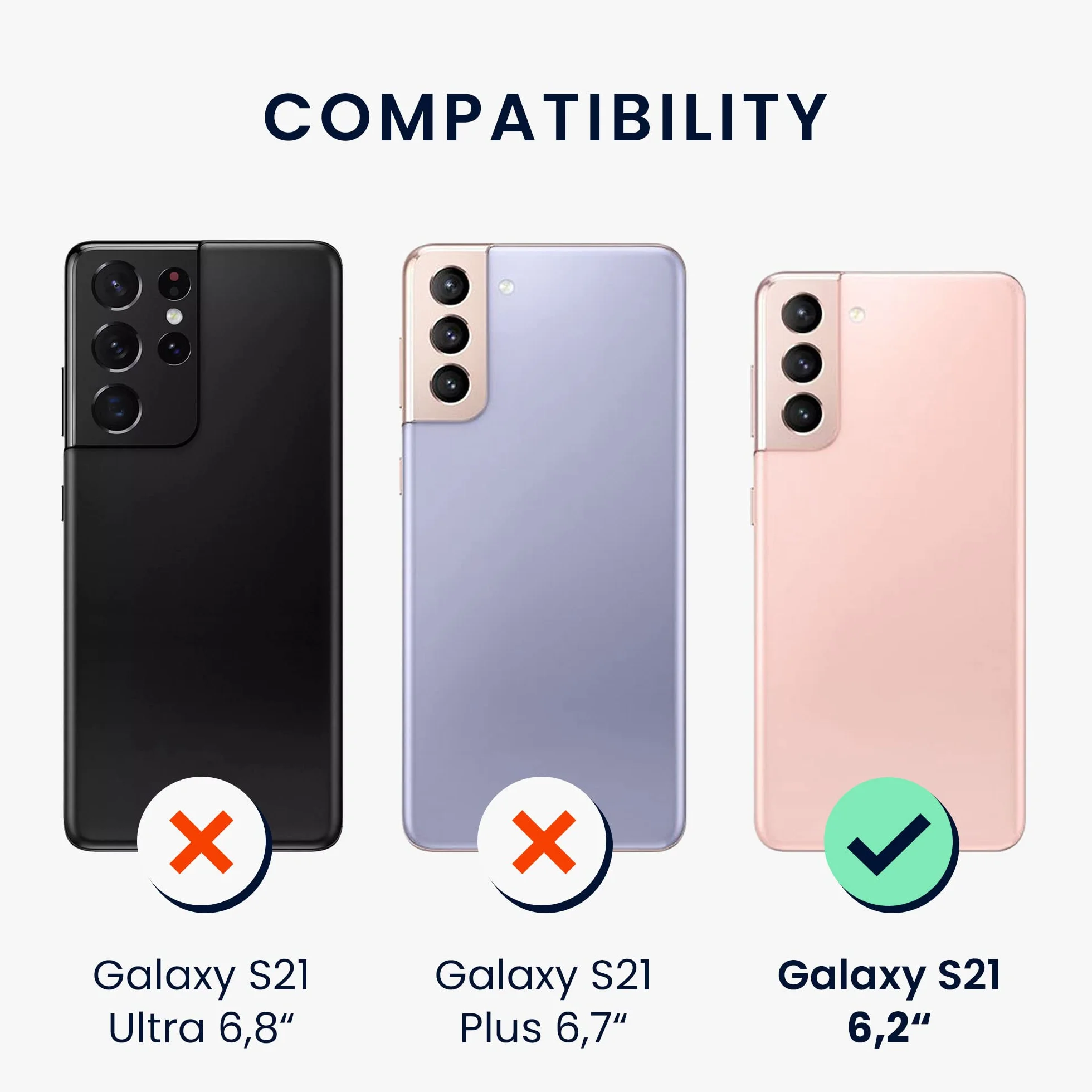 kwmobile Etui na Samsung Galaxy S21 Case - Ultracienkie TPU i silikon z podniesionymi krawędziami zapobiegającymi upadkom - Niebiesko-zielony